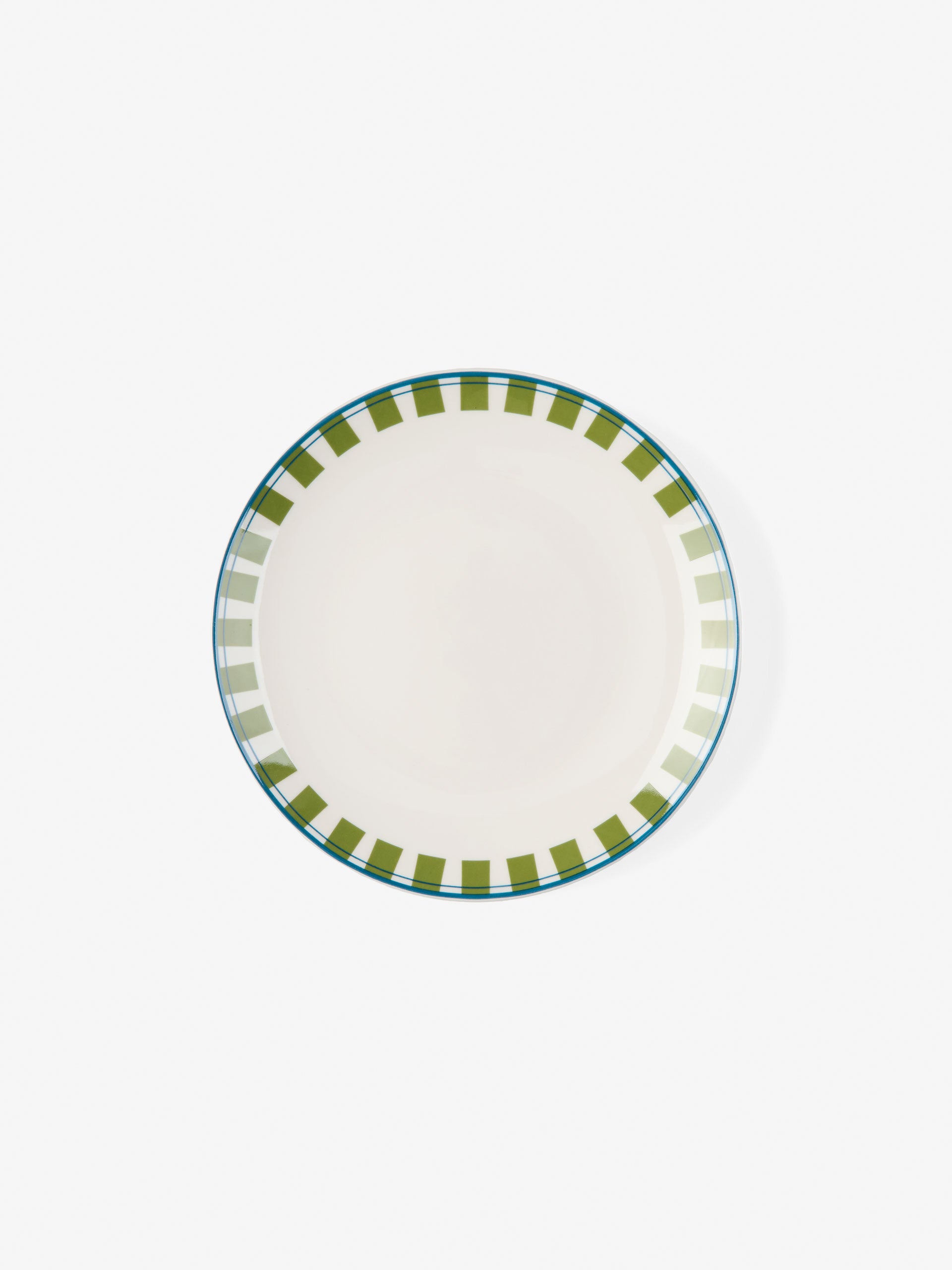 Winnie Blue-Green 12-Piece Dinner Set