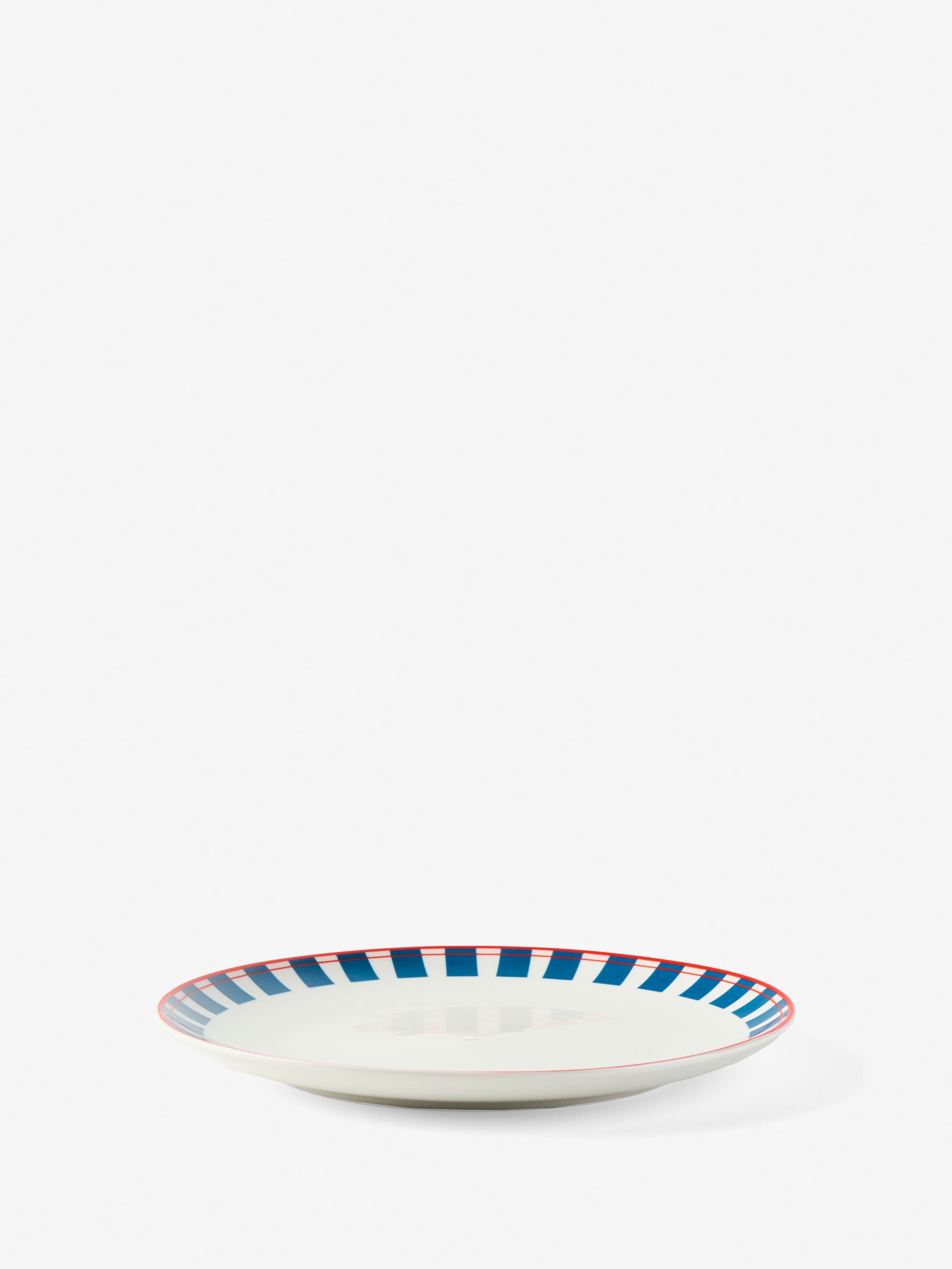 Winnie Red-Blue 12-Piece Dinner Set
