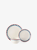 Winnie Red-Blue 12-Piece Dinner Set
