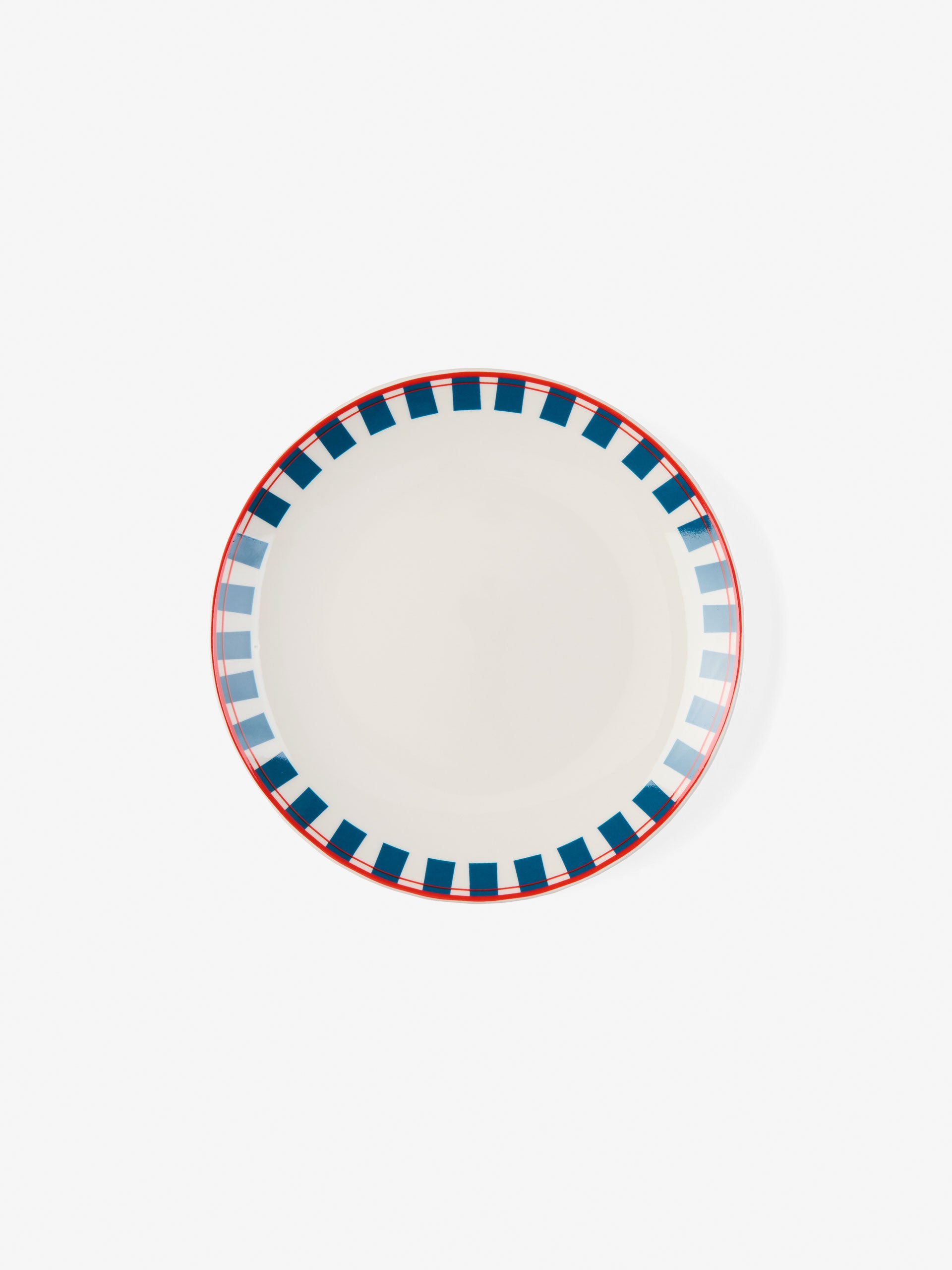 Winnie Red-Blue 12-Piece Dinner Set
