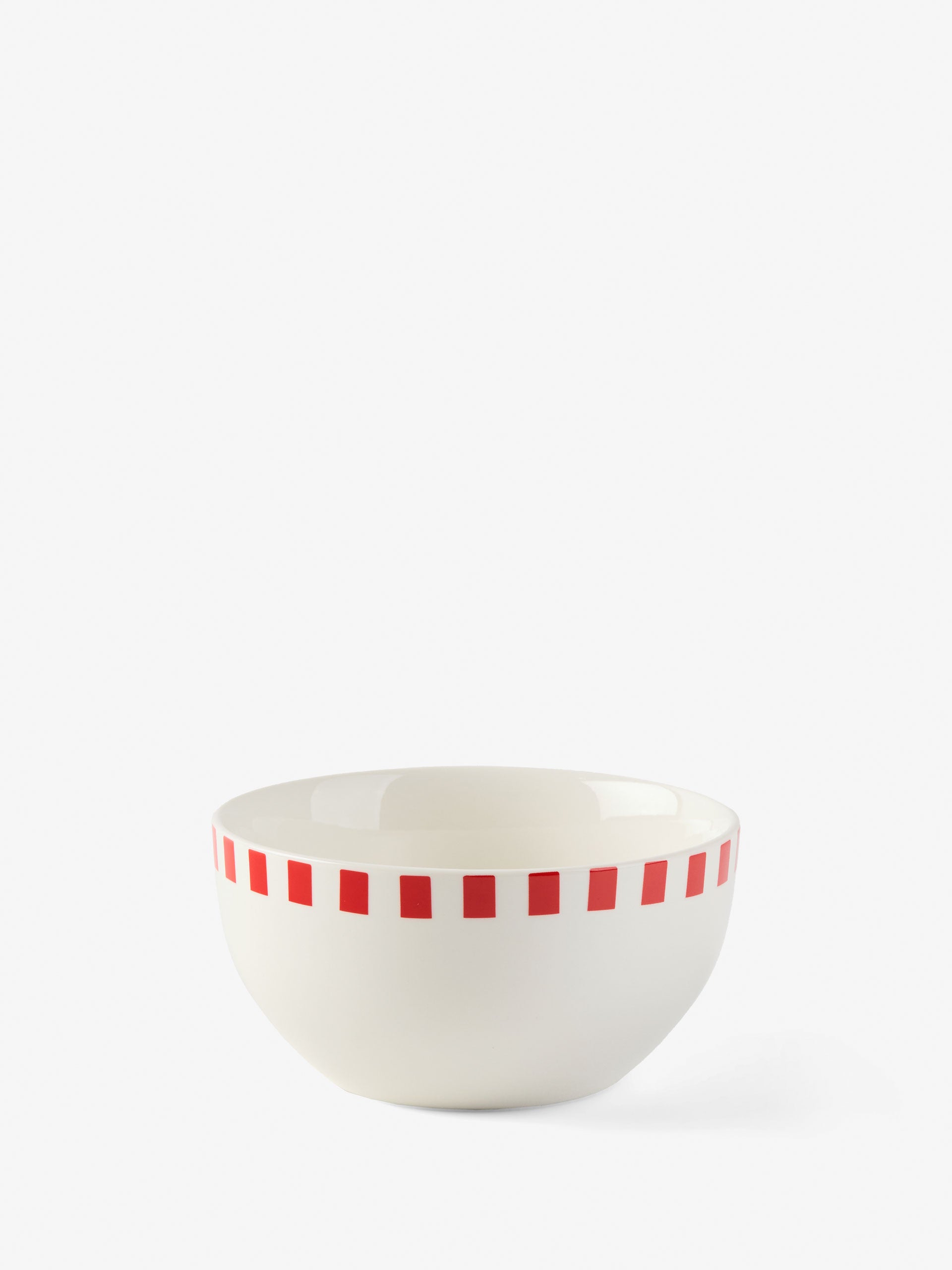 Winnie Red-White 12-Piece Dinner Set