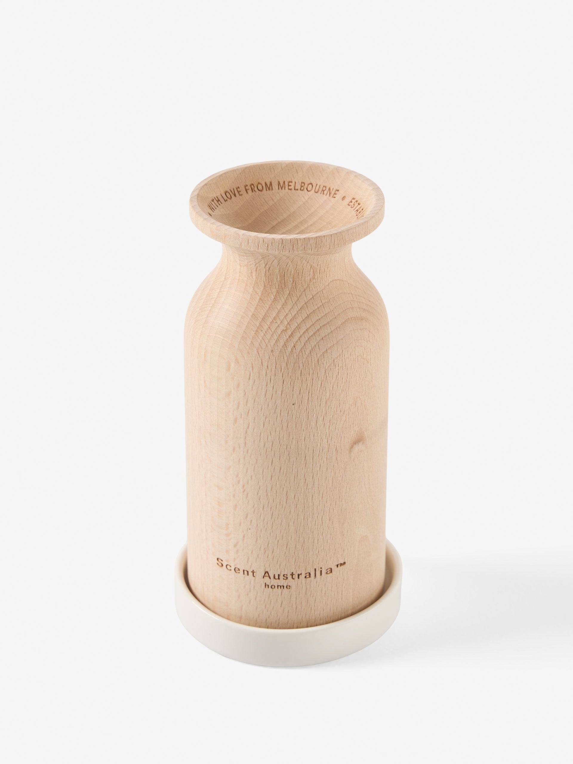 Wood Diffuser + Ceramic Plate