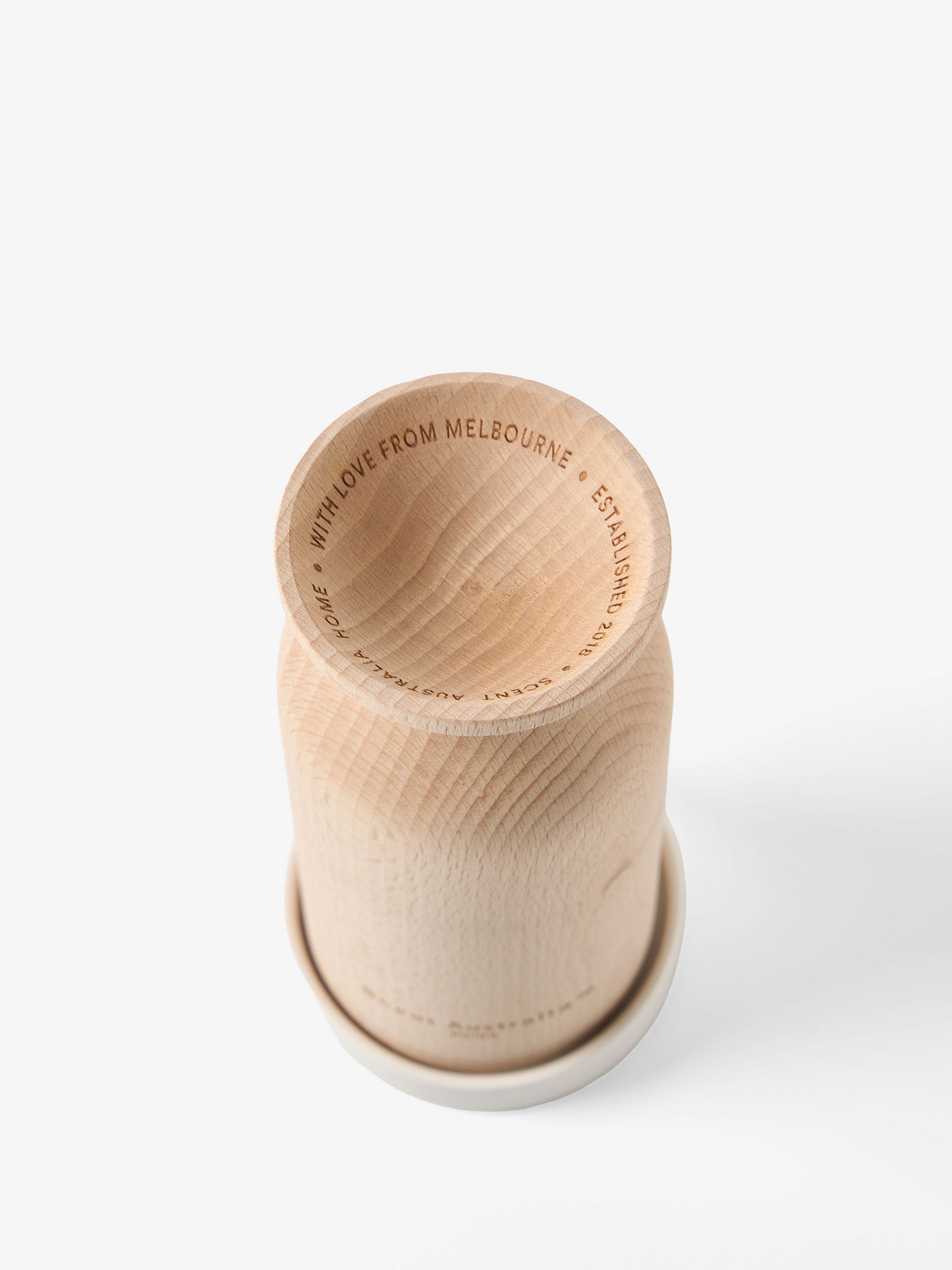 Wood Diffuser + Ceramic Plate