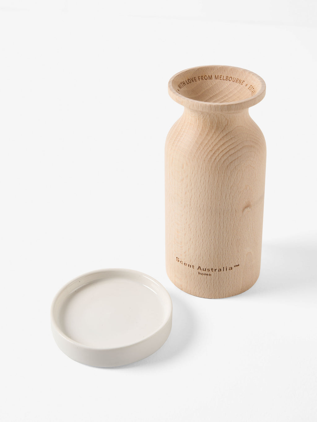 Wood Diffuser + Ceramic Plate