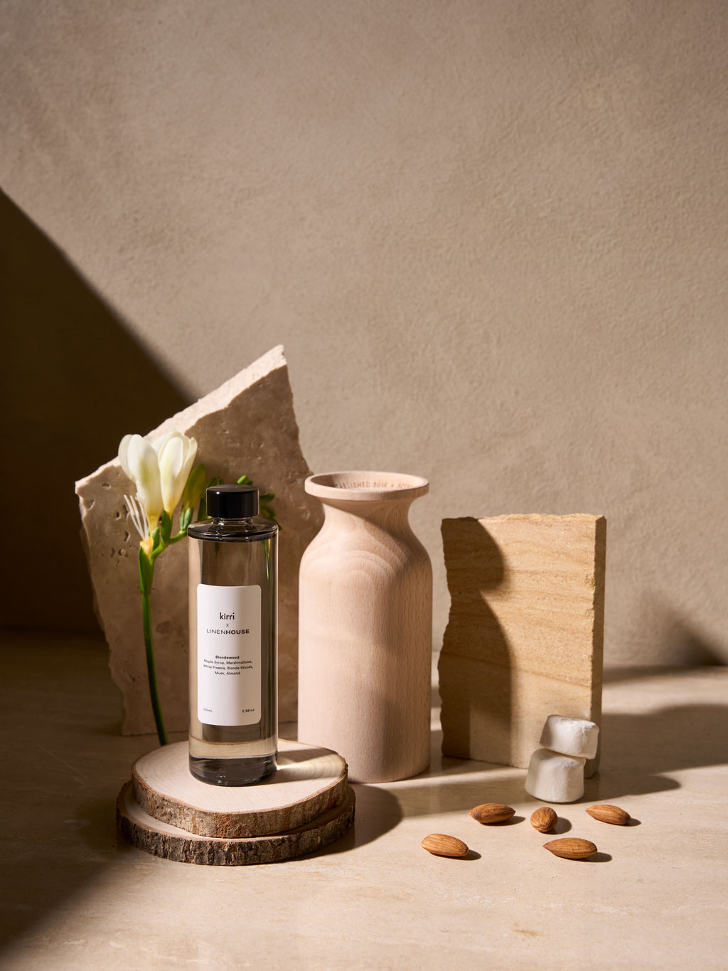 Wood Diffuser + Ceramic Plate