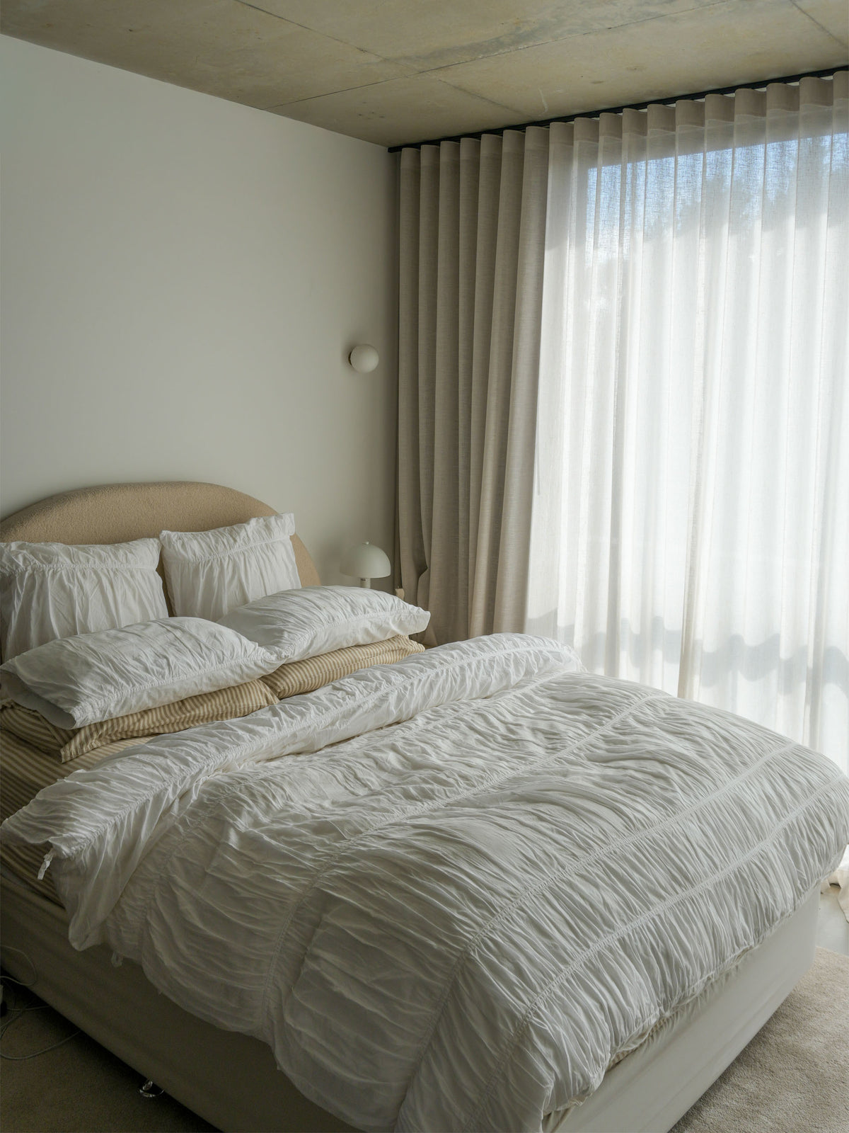 Layla White Quilt Cover Set