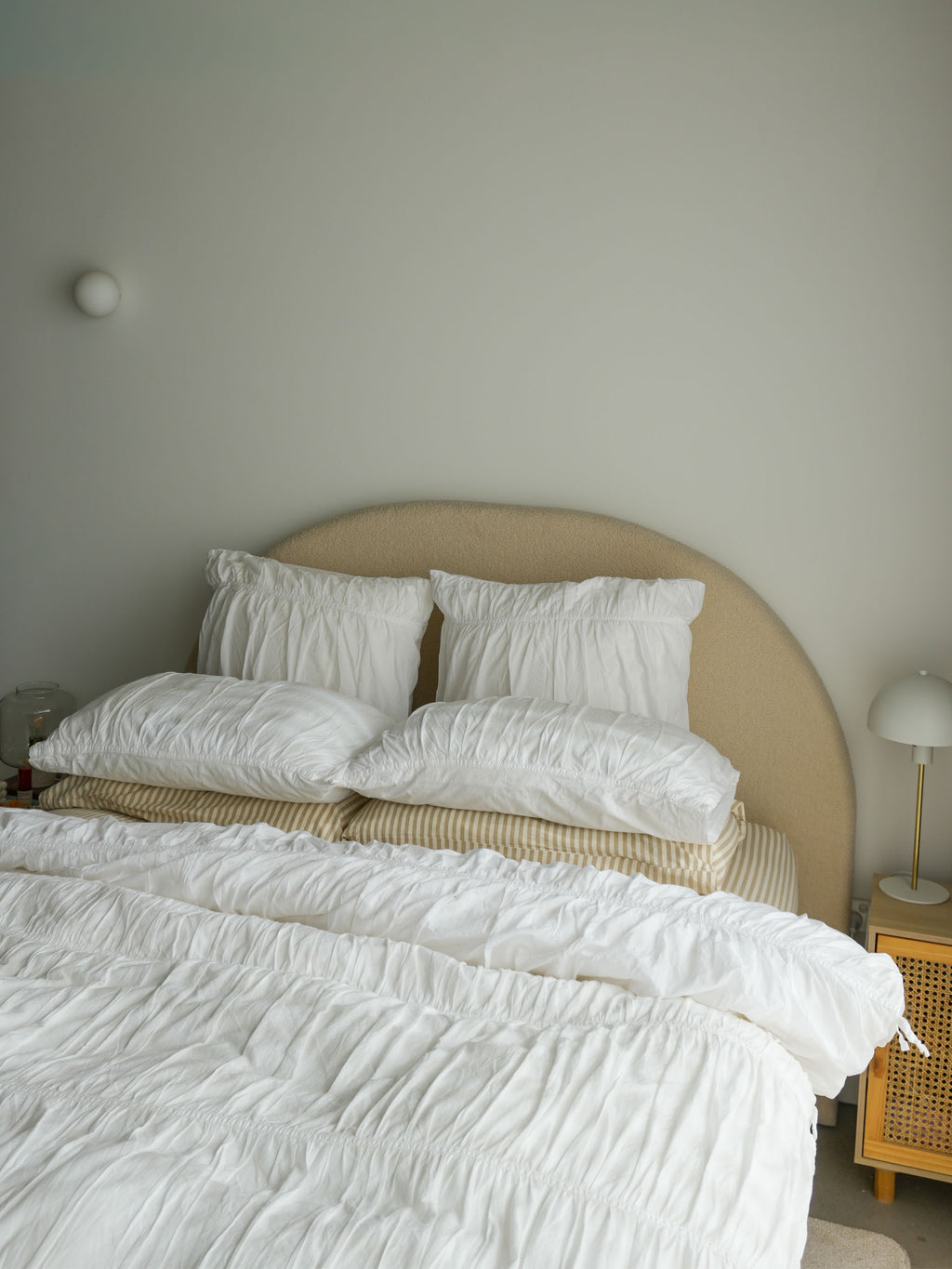 Layla White Quilt Cover Set