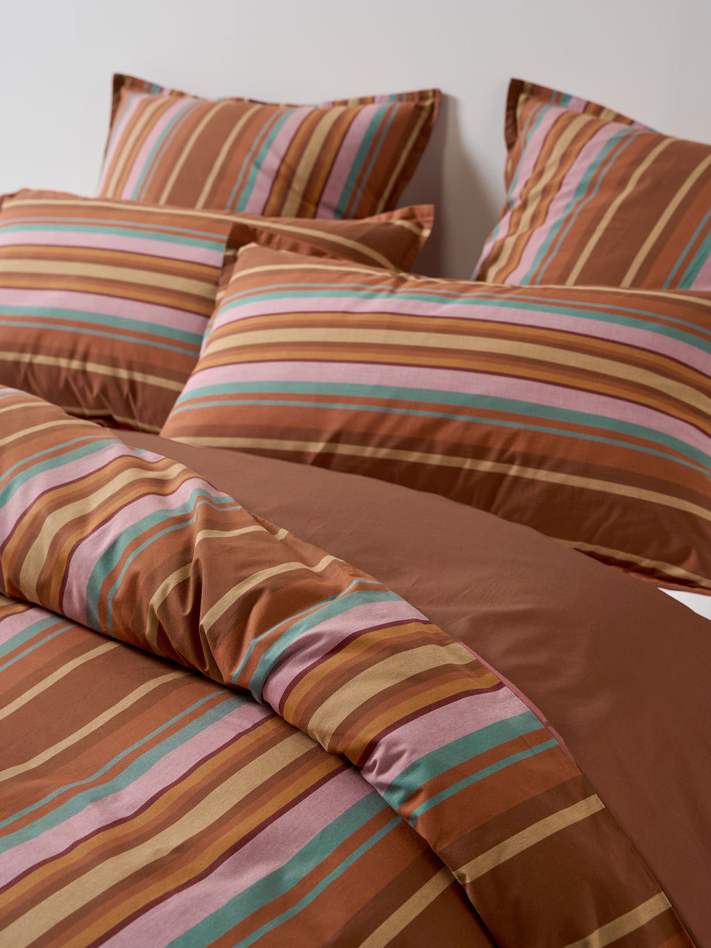 Araminta Coffee Quilt Cover Set
