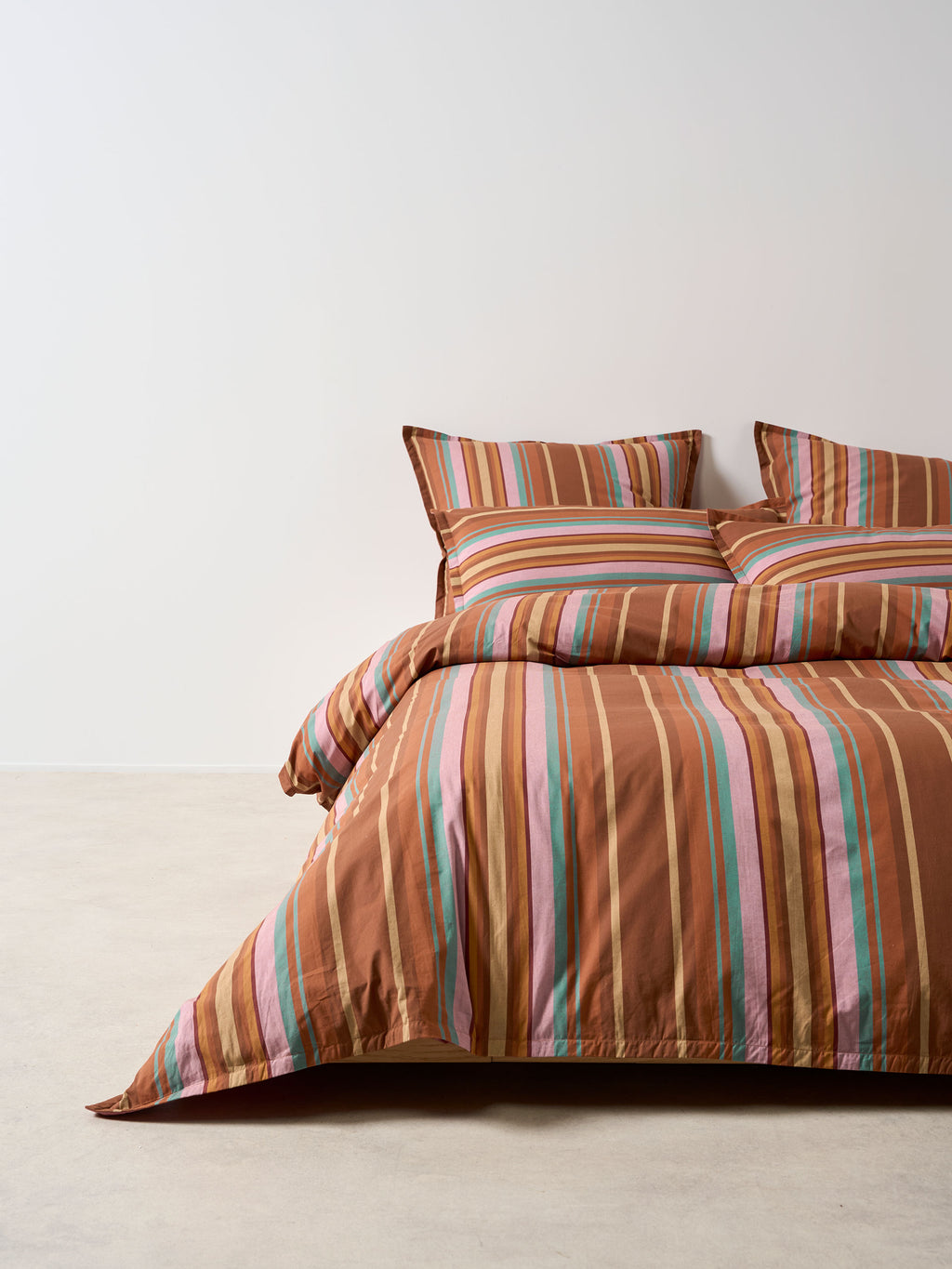 Araminta Coffee Quilt Cover Set