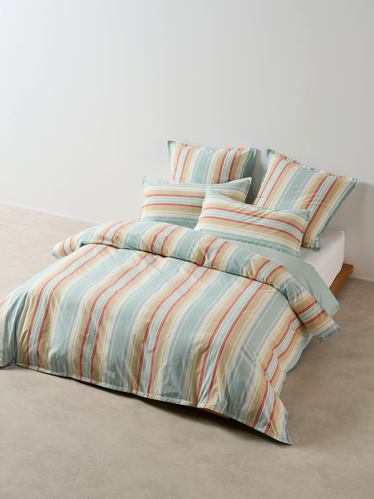 Araminta Duck Egg Quilt Cover Set
