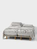 Augusta Split King Sheet Set | Grey