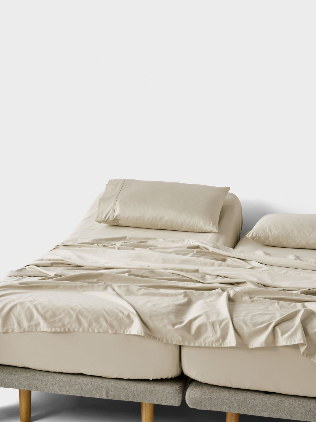 Augusta Split King Sheet Set | Natural