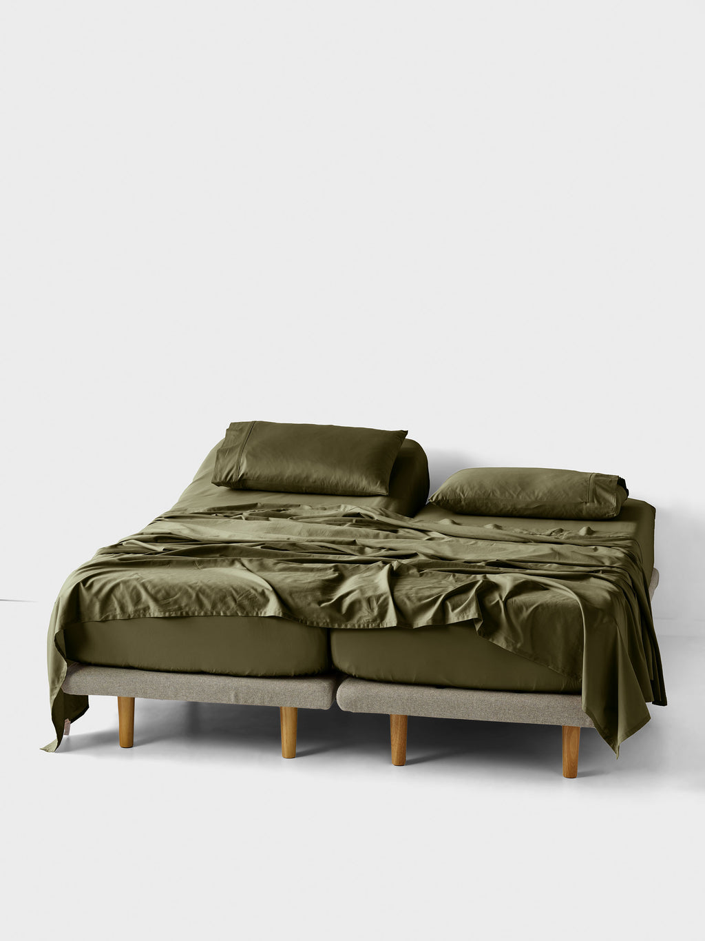 Augusta Split King Sheet Set | Blue