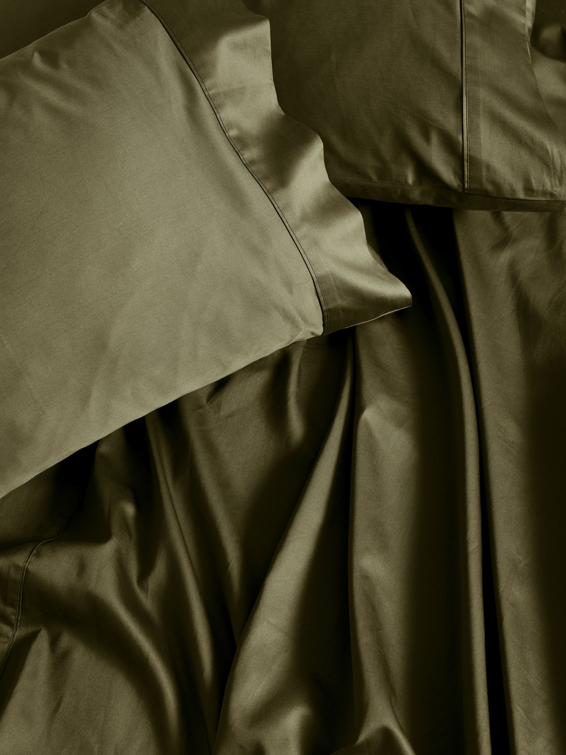 Augusta Olive Standard Pillowcase