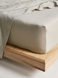 Augusta Long Single Fitted Sheet | Charcoal