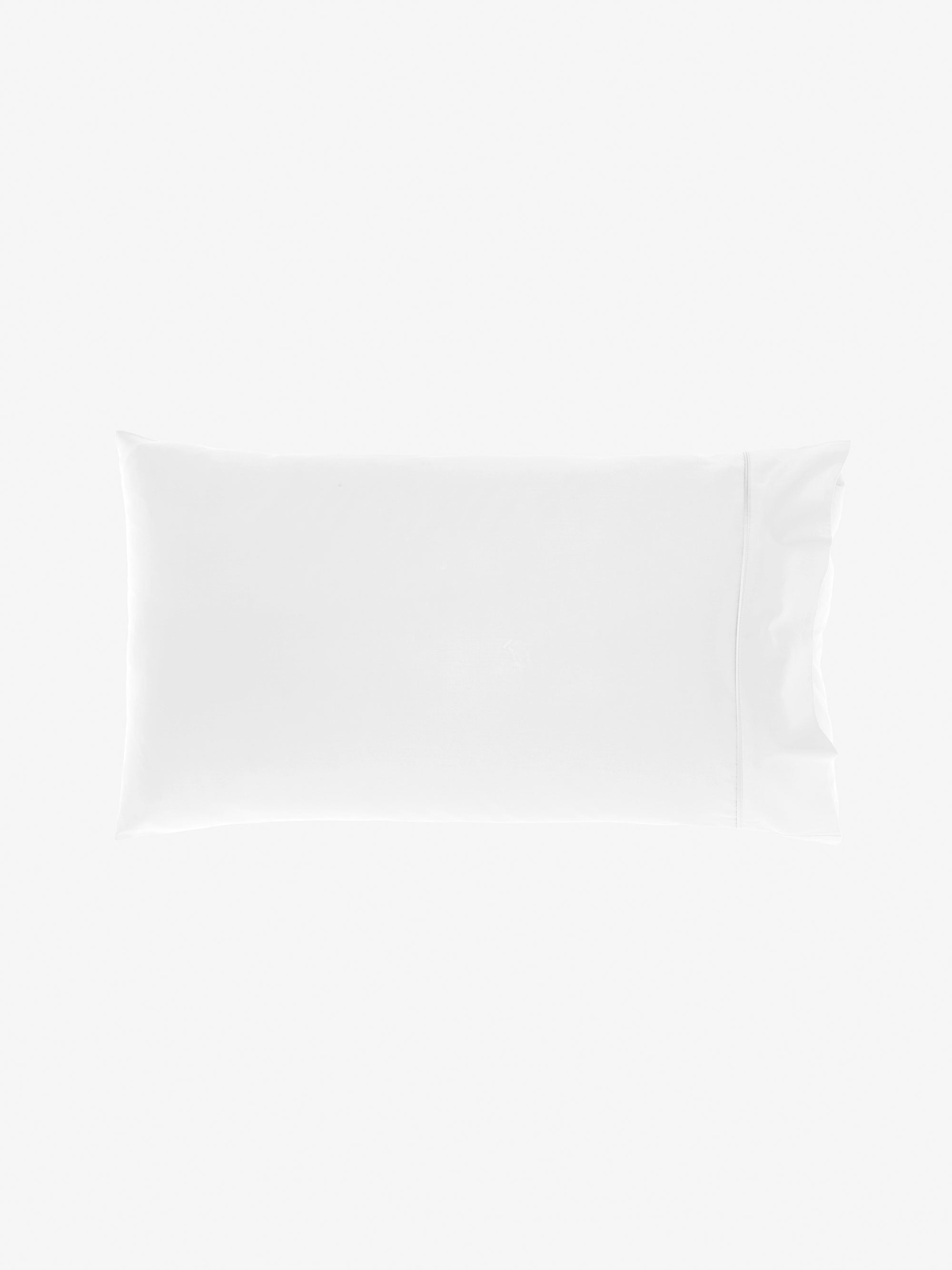 Augusta White King Pillowcase