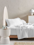Augusta White Sheet Set