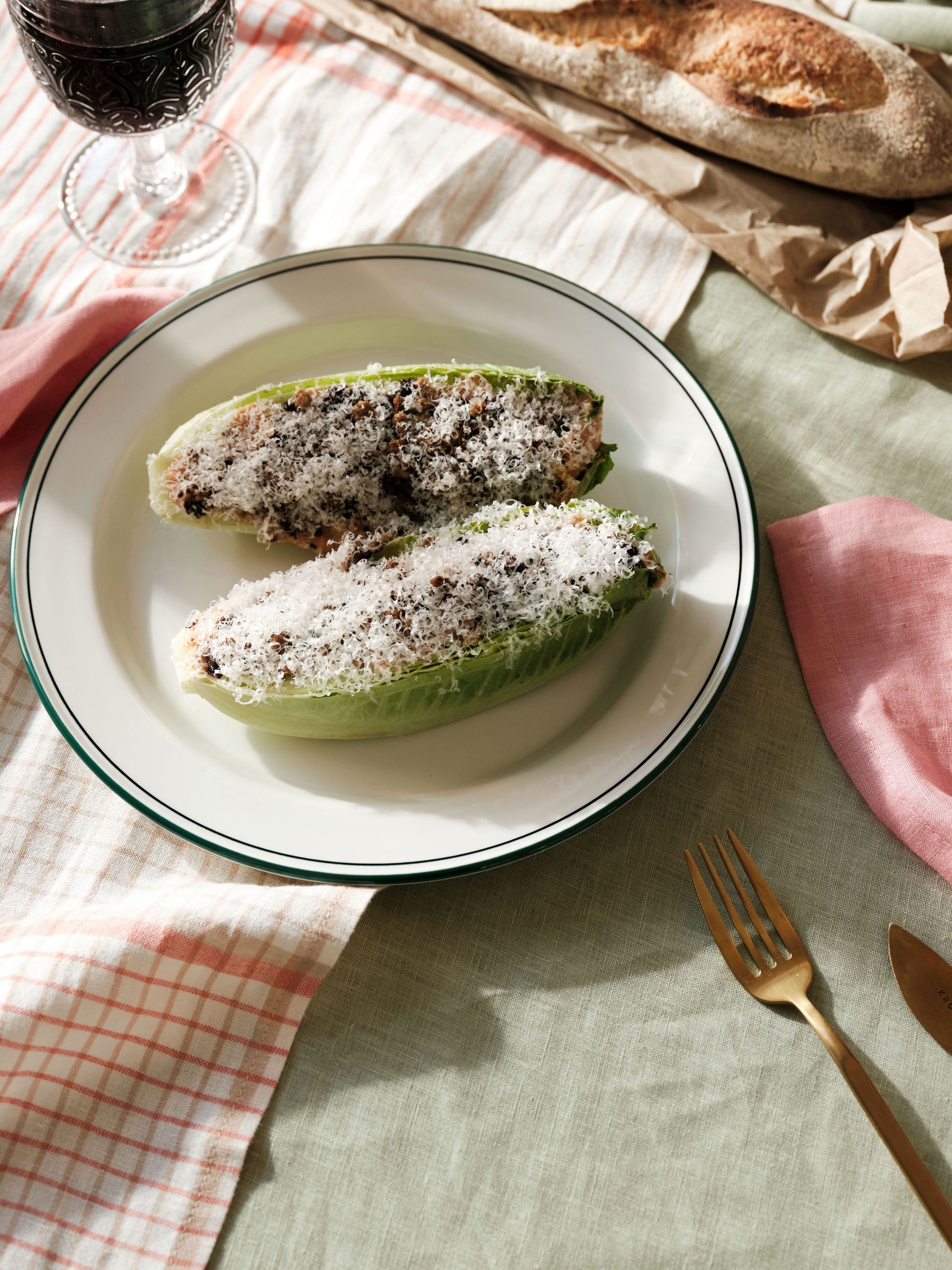 Nimes Wasabi Tablecloth
