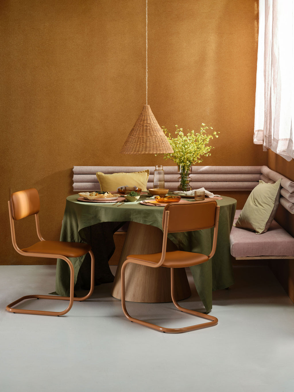 Nimes Moss Tablecloth