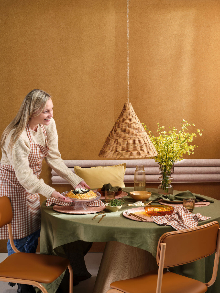 Nimes Moss Square Tablecloth