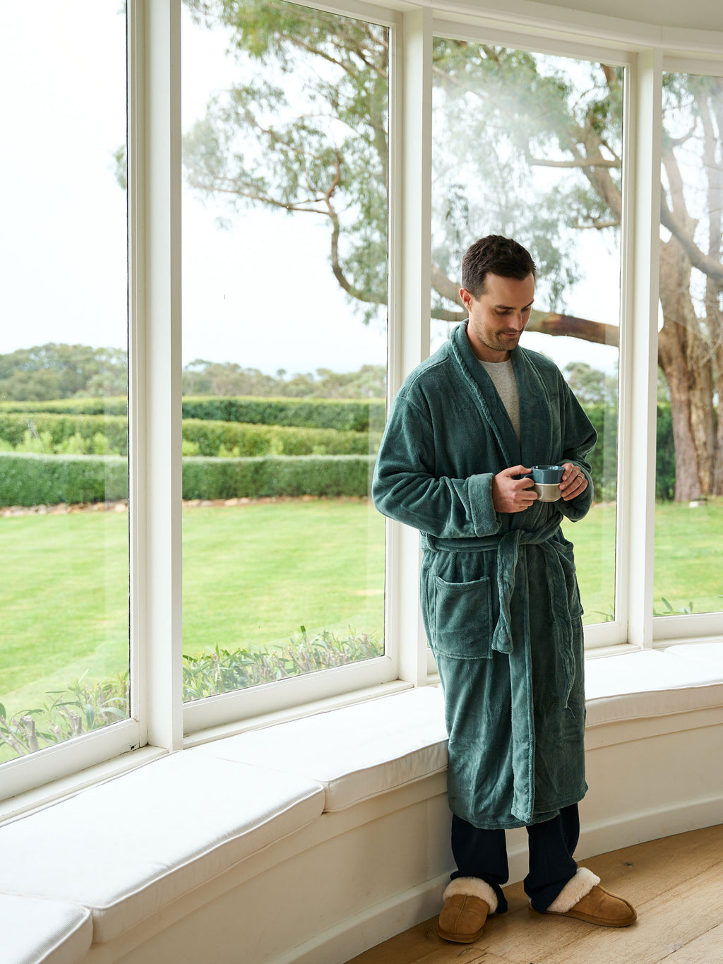 Plush Green Robe