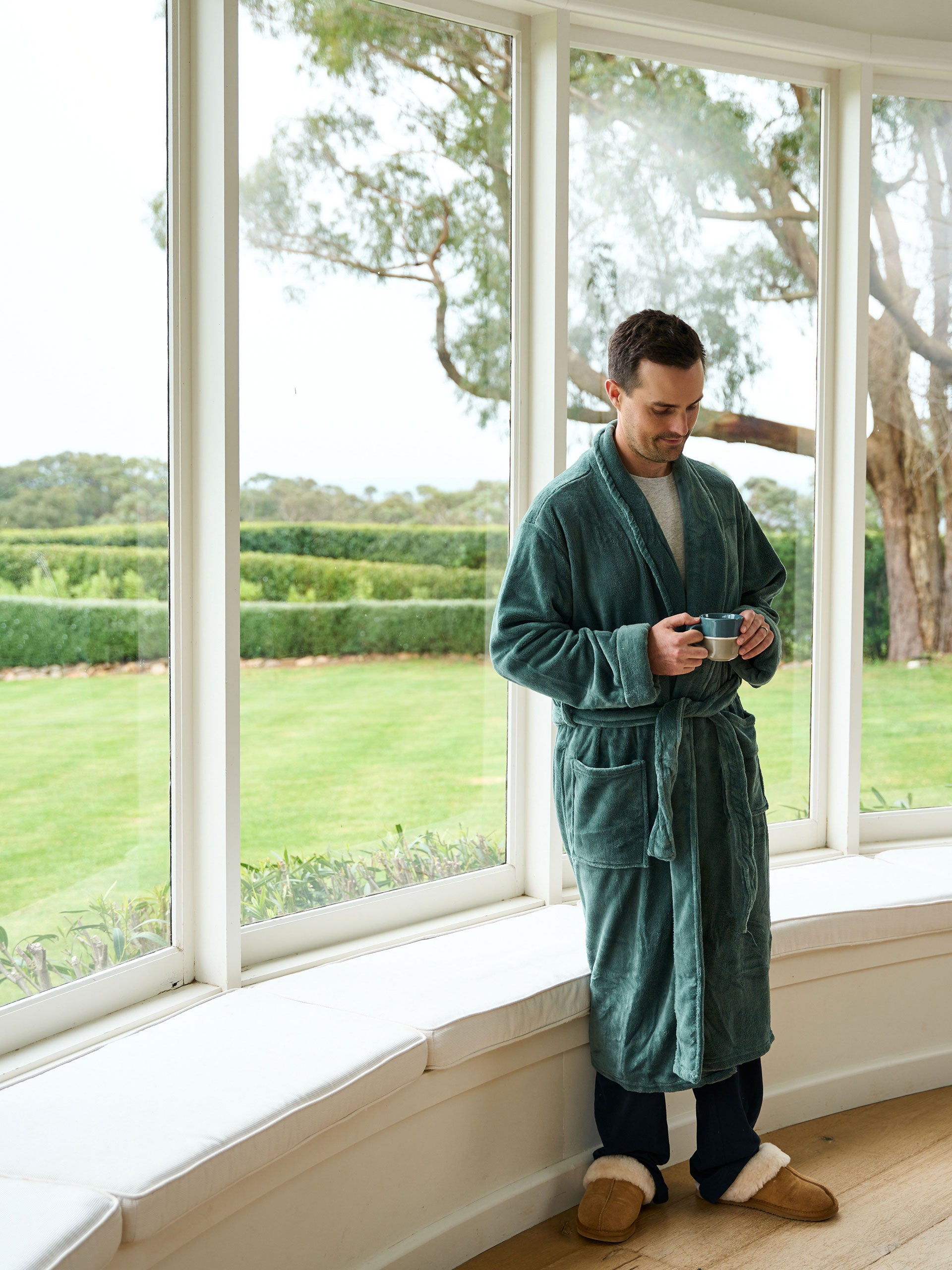 Plush Green Robe