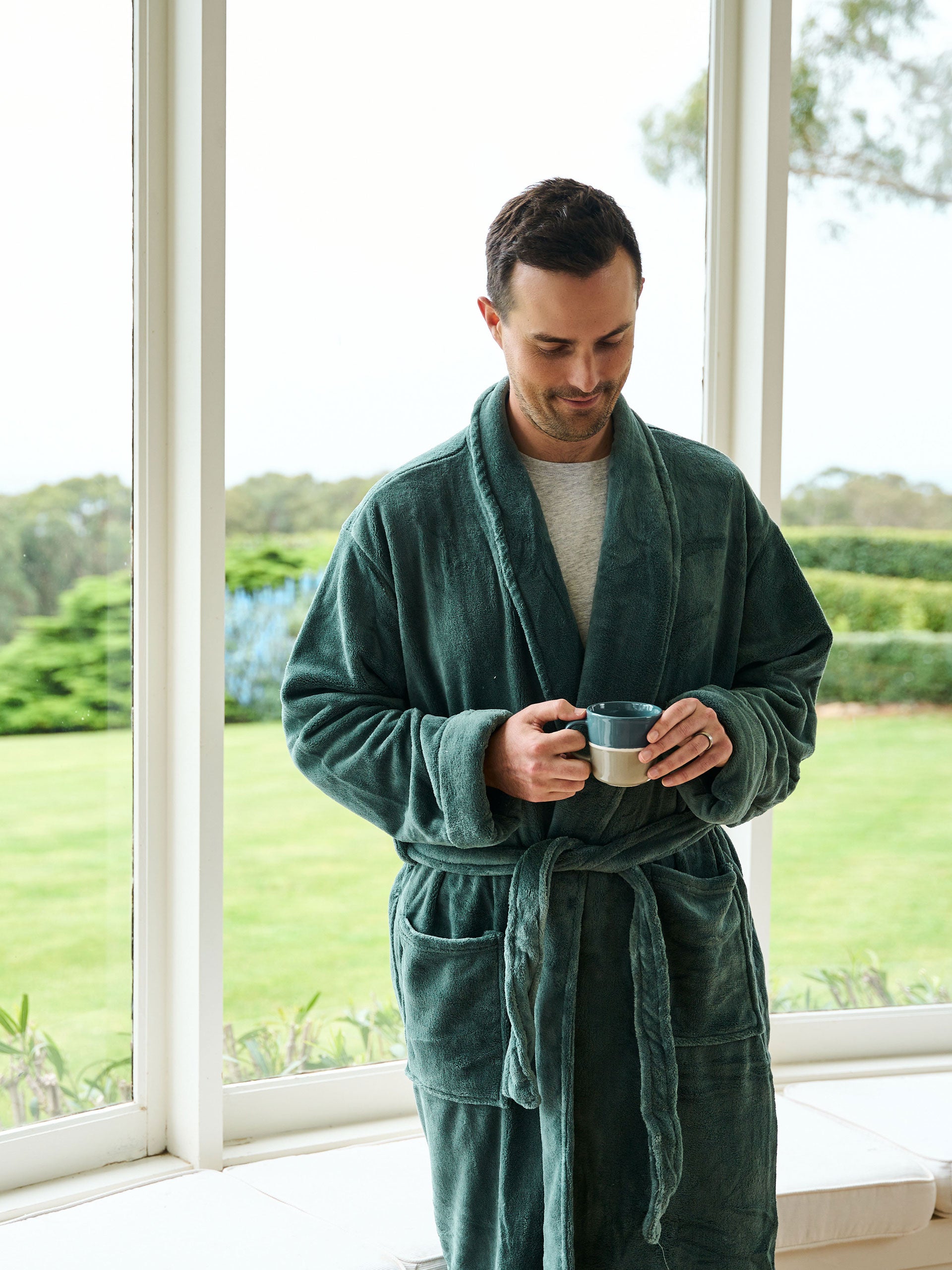 Plush Green Robe