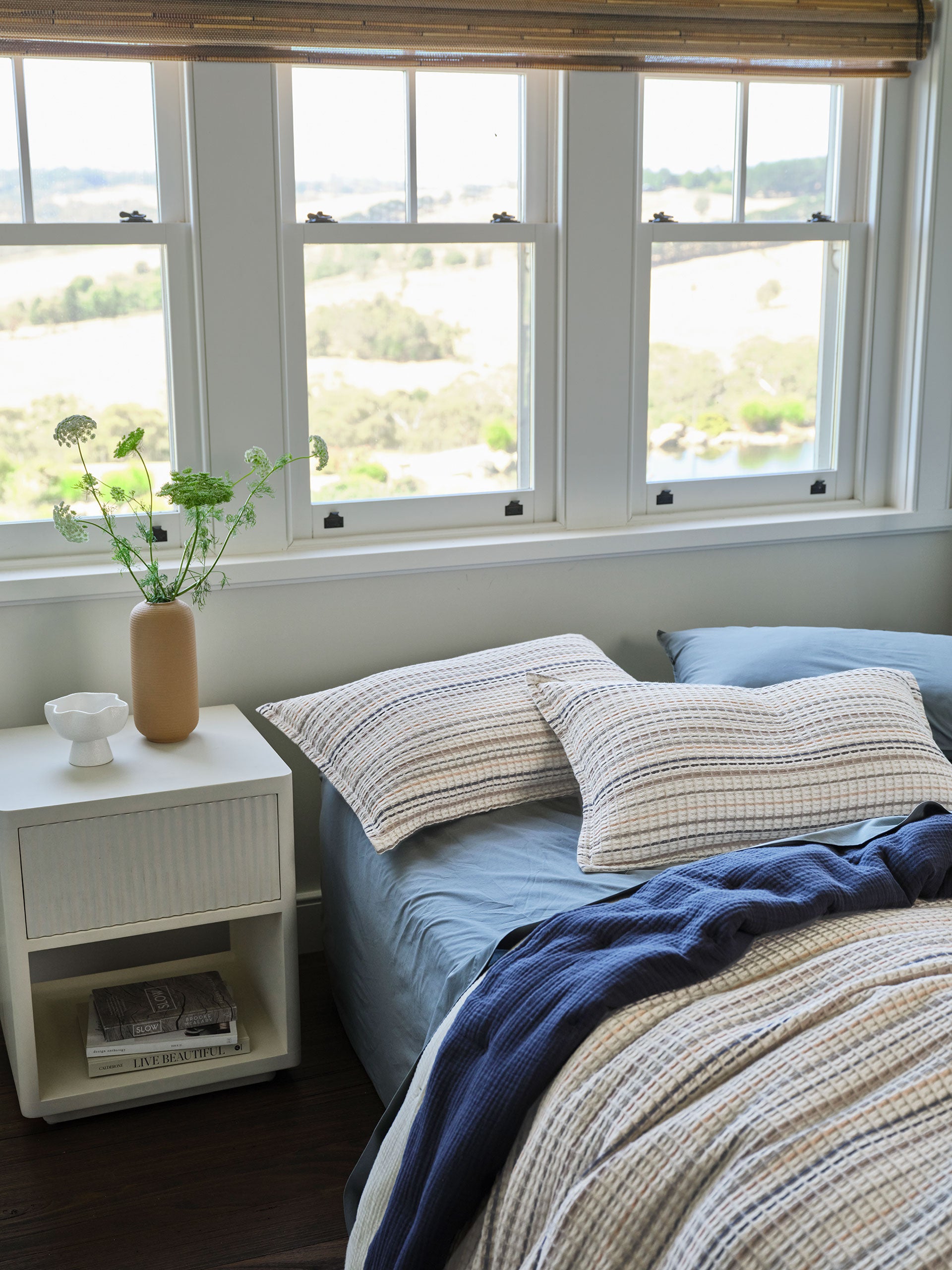 Somerset Navy Coverlet