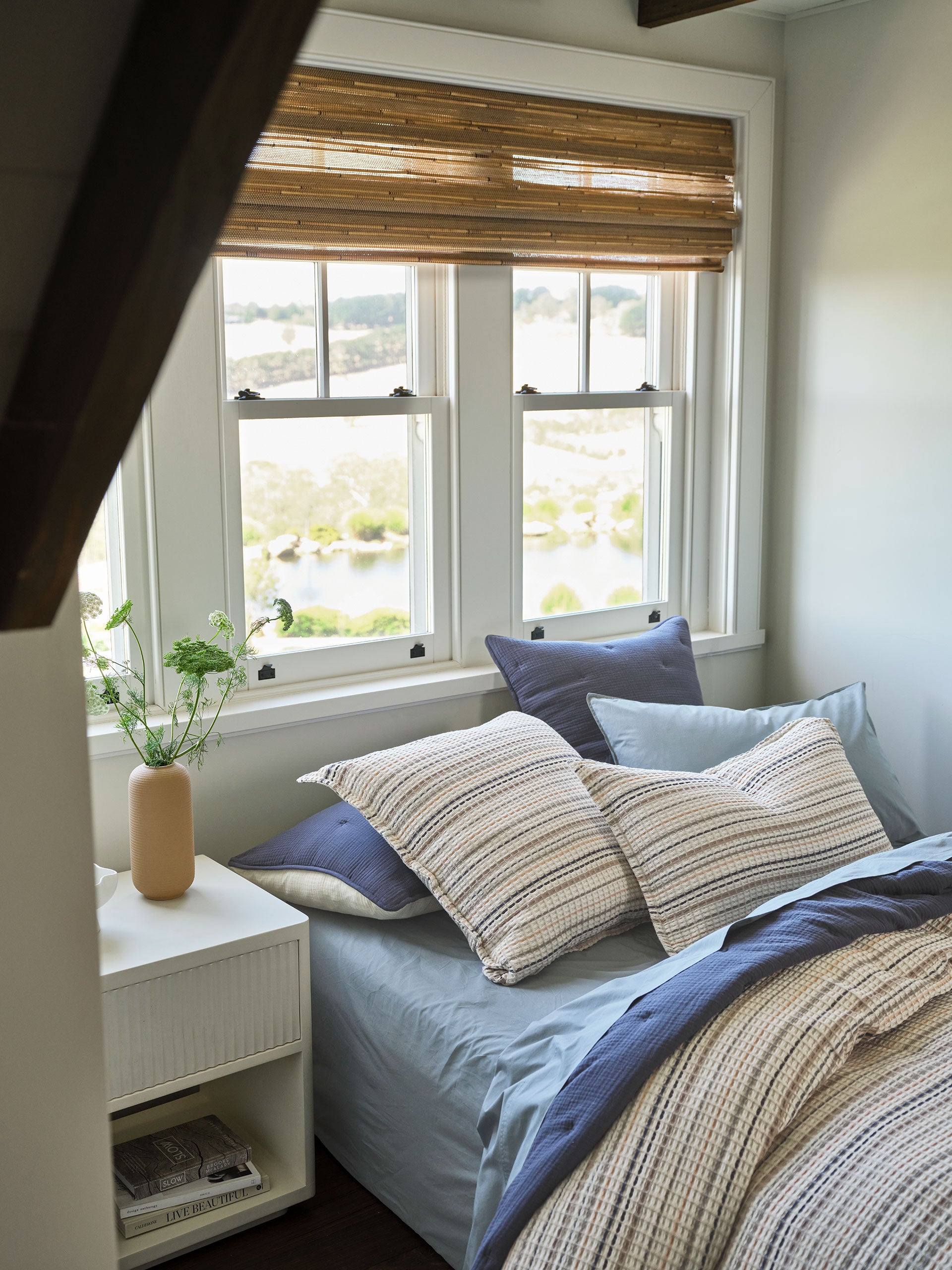 Somerset Navy Coverlet