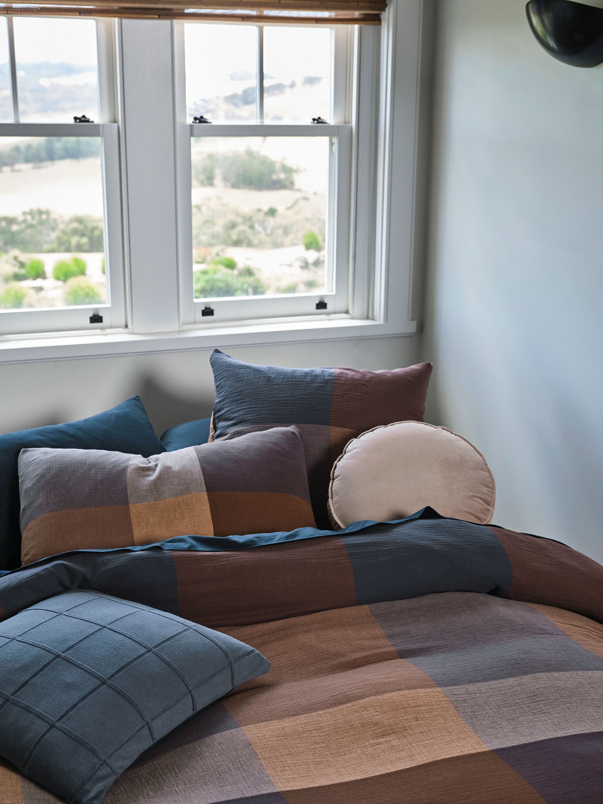 Walter Indigo Cushion 48x48cm