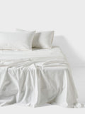 Lettie White Sheet Set