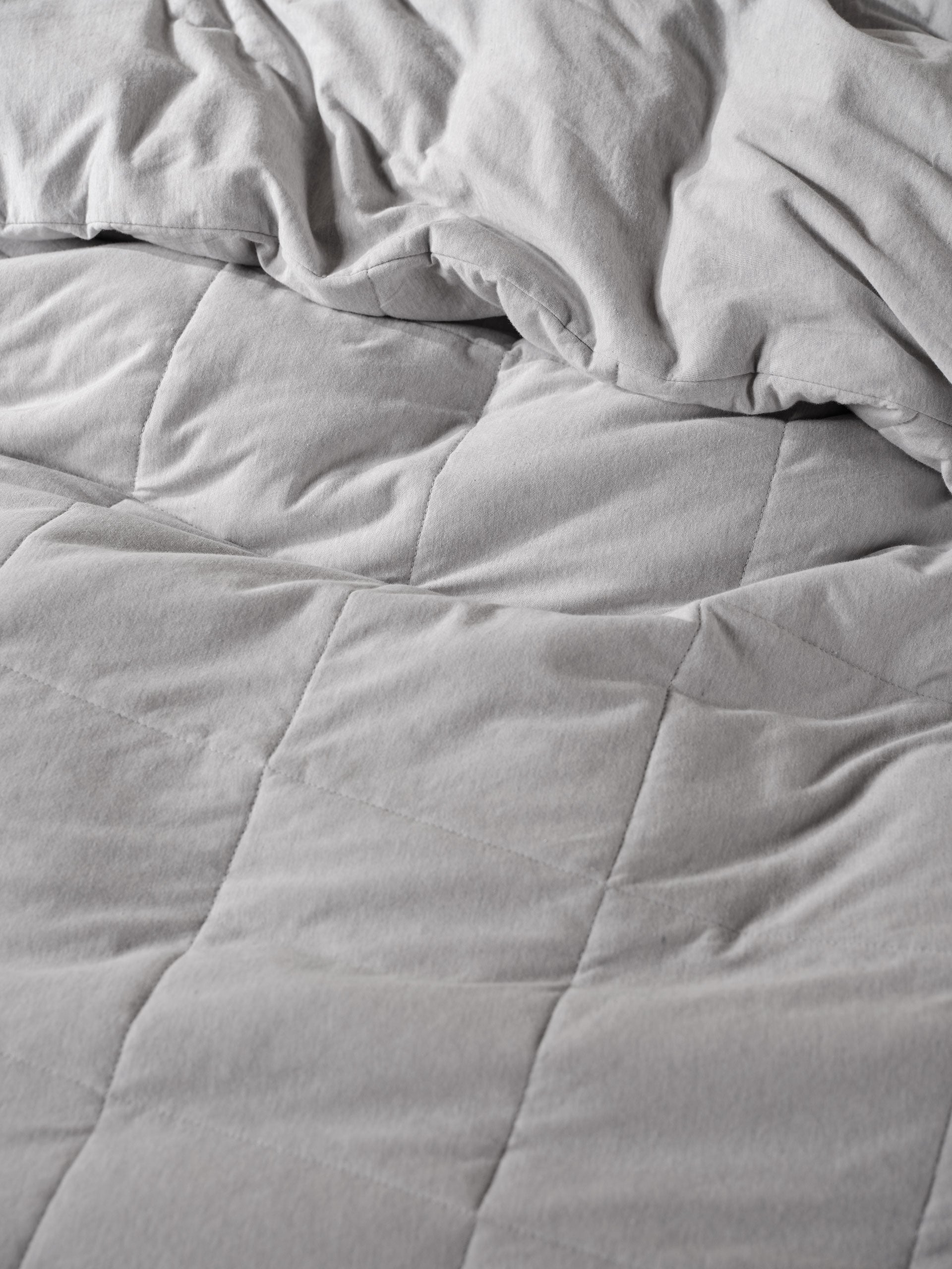 Ryland Grey Quilt Cover Set