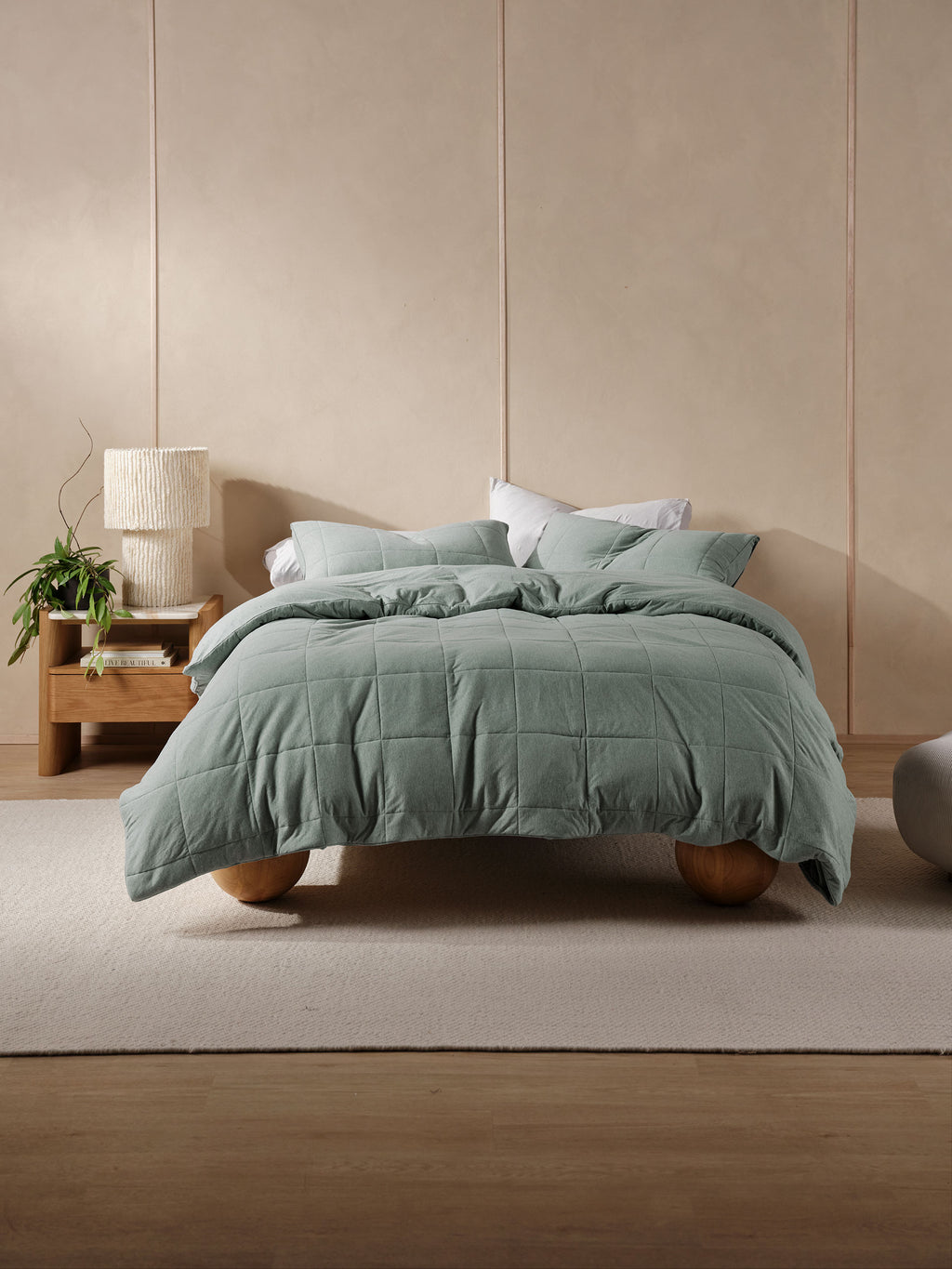 Ryland Eucalyptus Quilt Cover Set