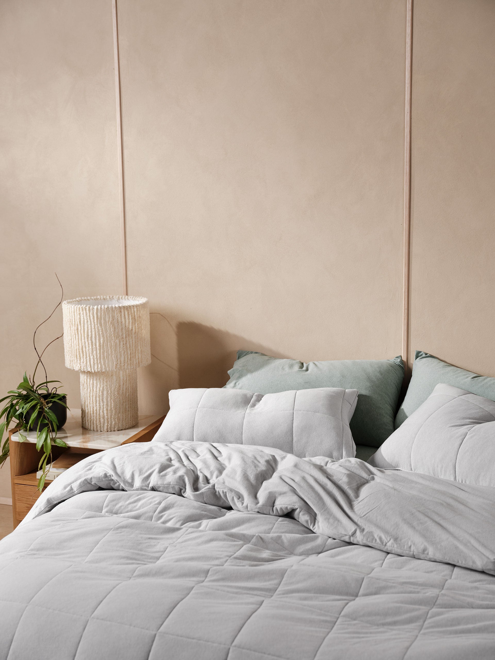 Ryland Grey Quilt Cover Set
