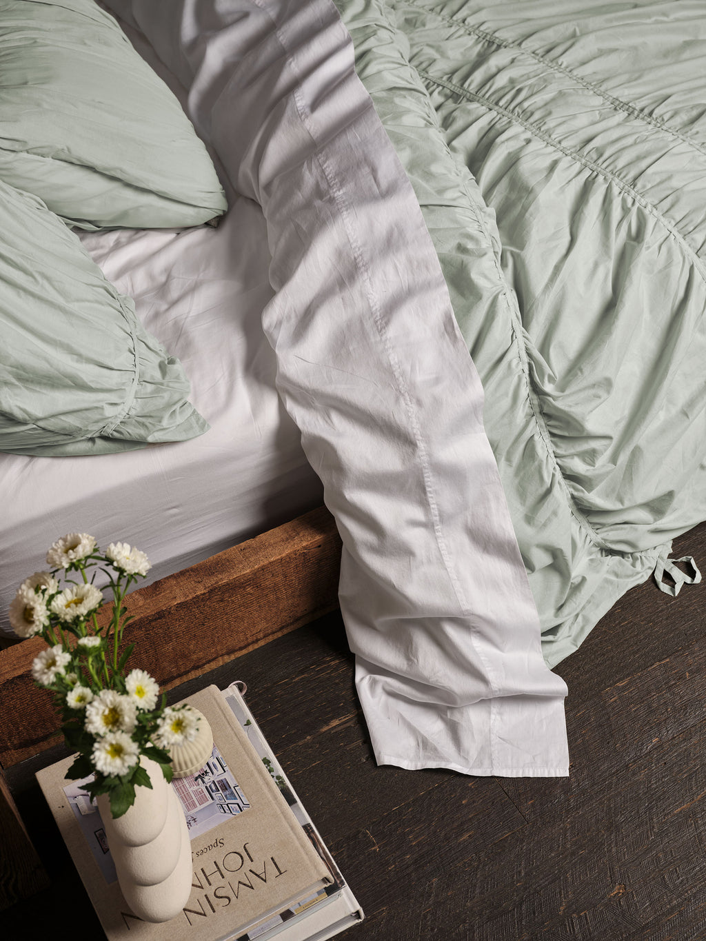 Layla Seafoam Quilt Cover Set