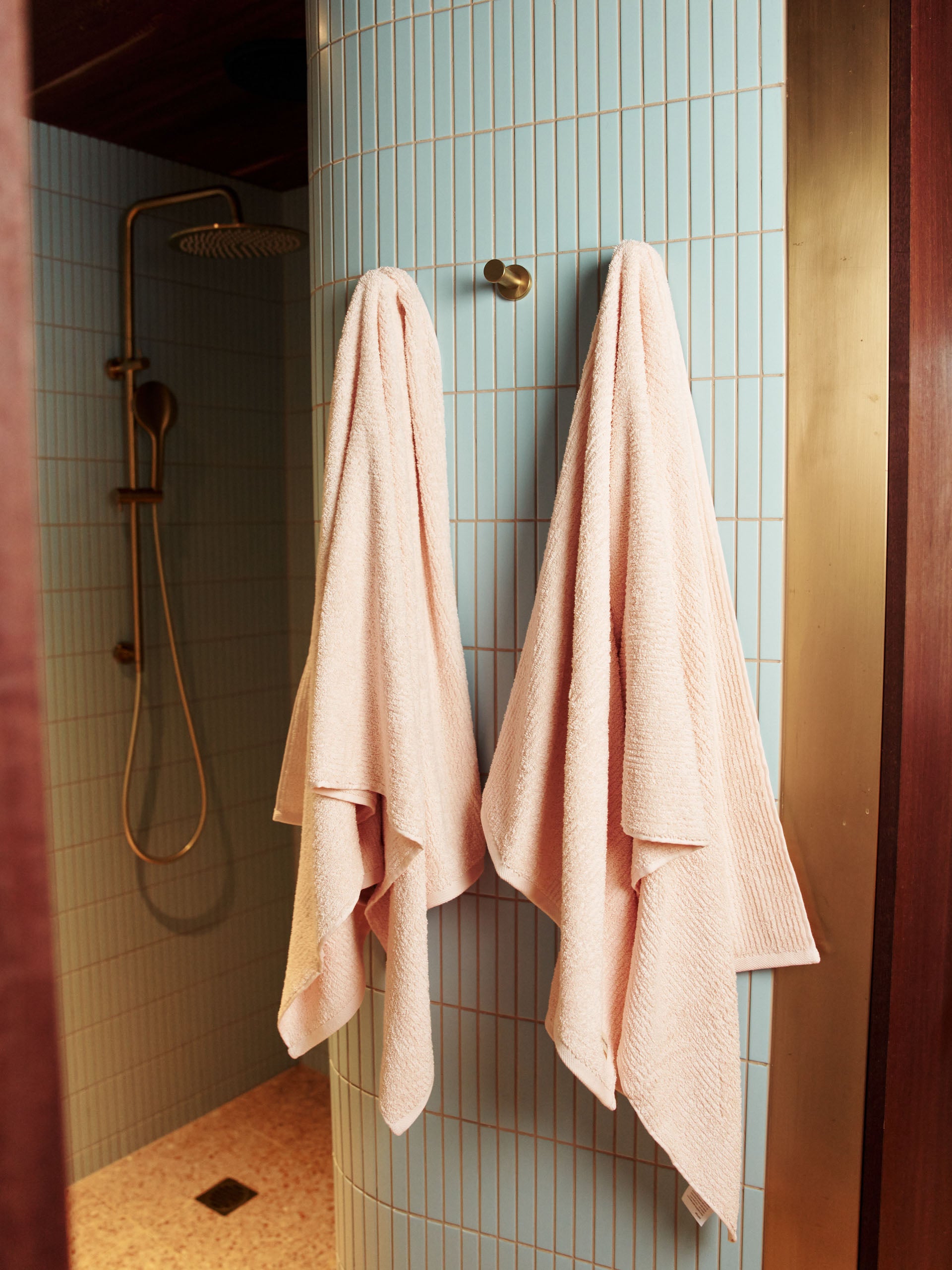 Reed Pink Towel Collection