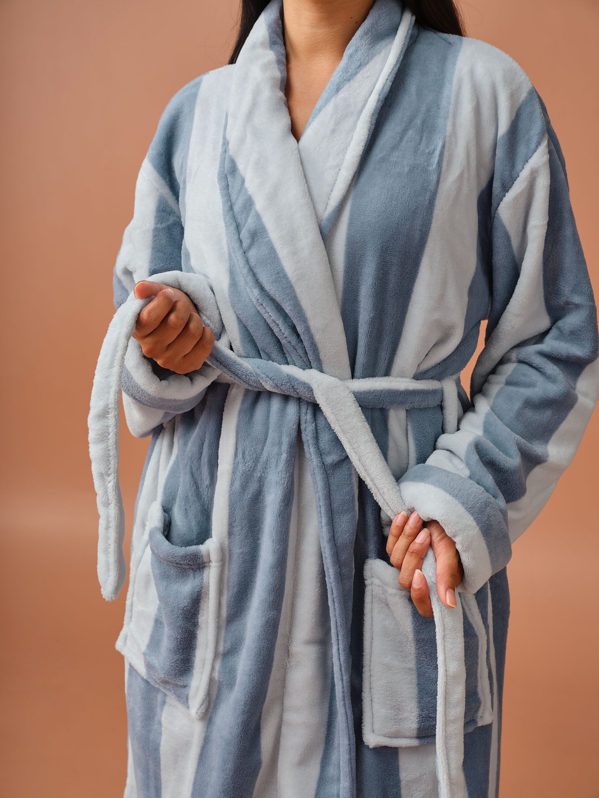 Plush Ocean City Cornflower Robe