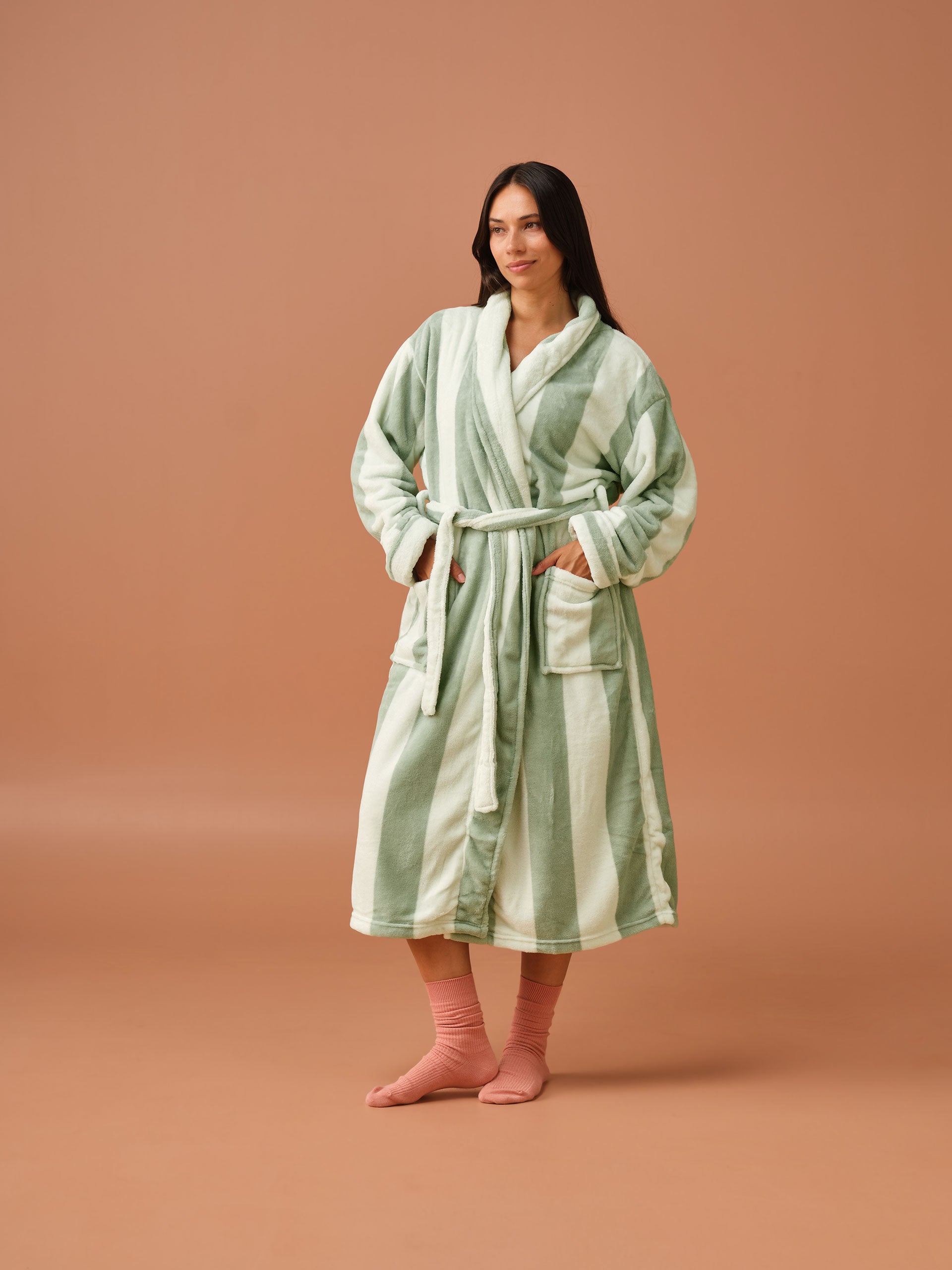 Plush Ocean City Jade Robe