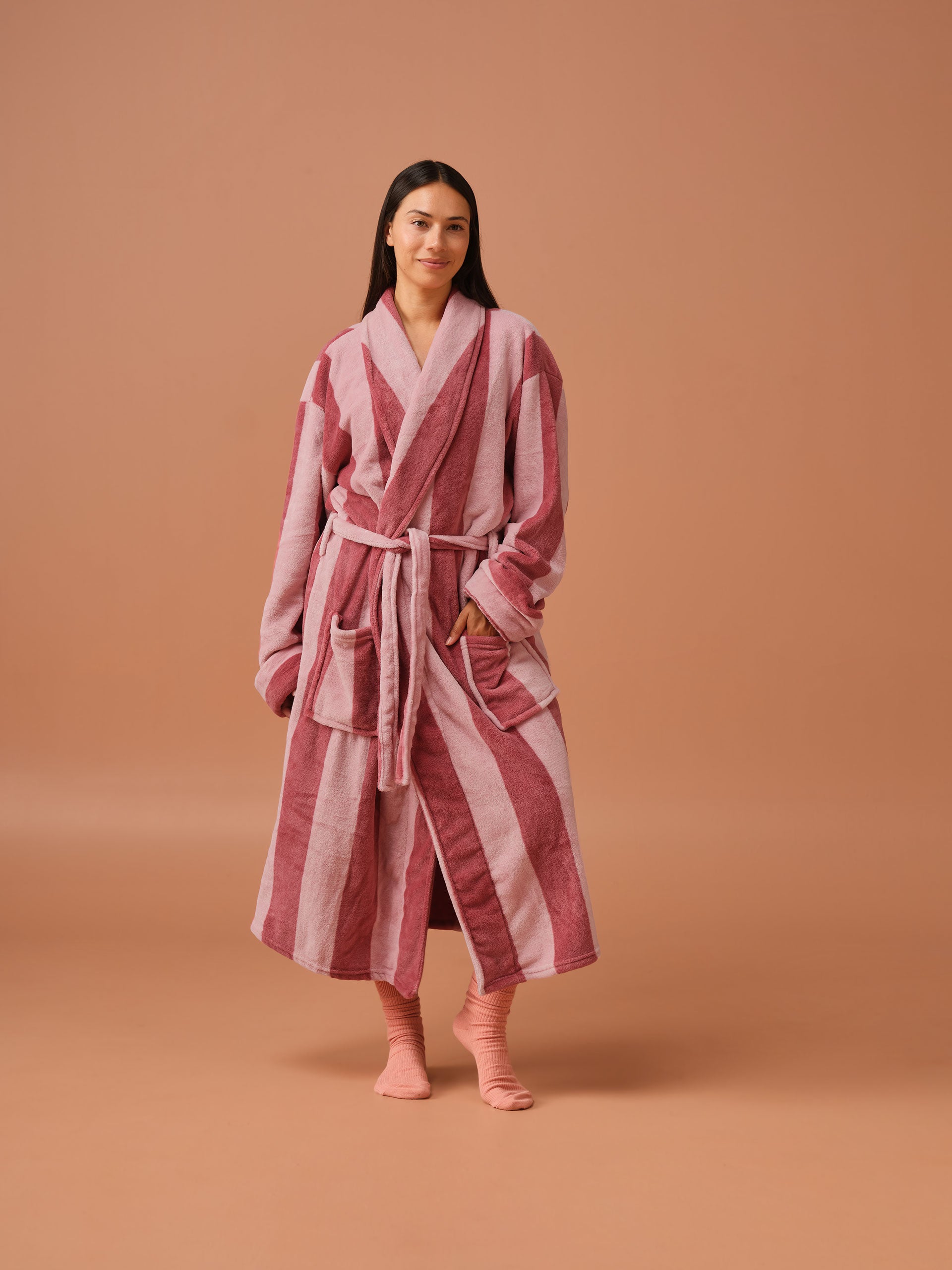Plush Ocean City Rosewood Robe