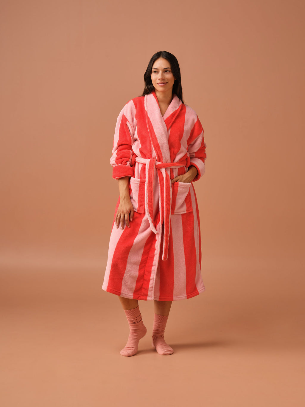 Plush Ocean City Tomato Robe