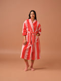 Plush Ocean City Tomato Robe