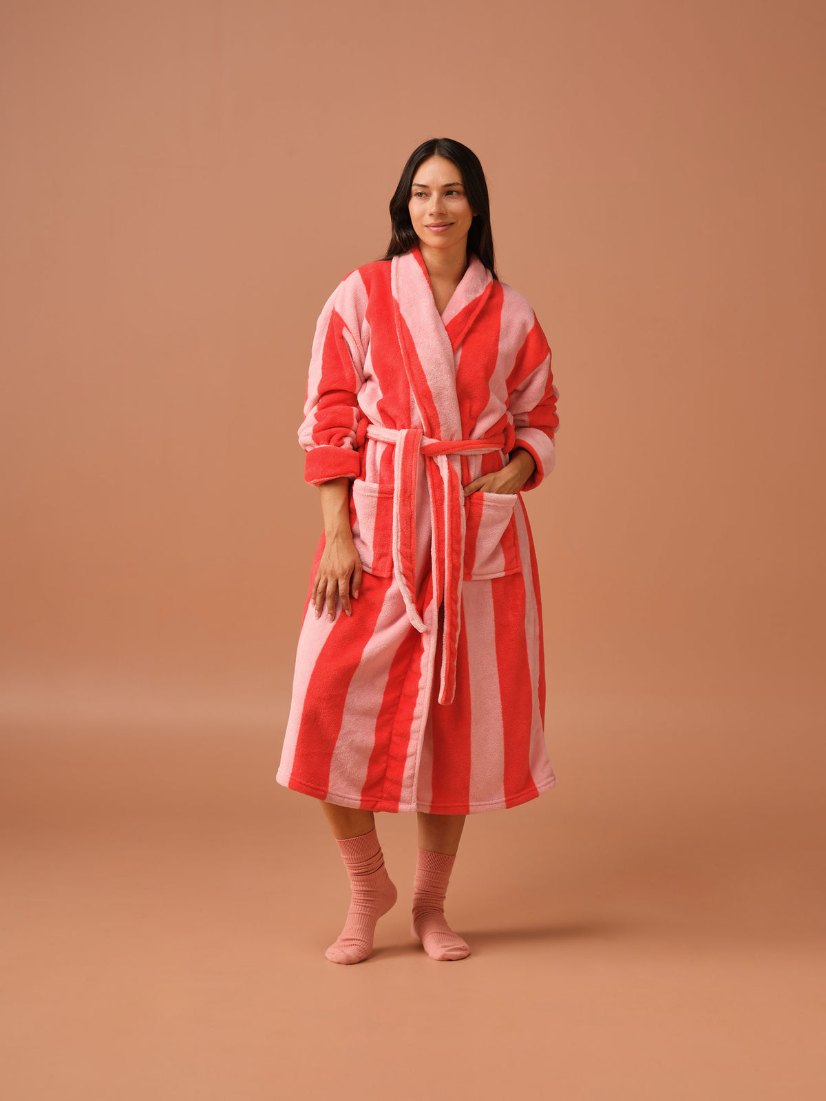 Plush Ocean City Tomato Robe