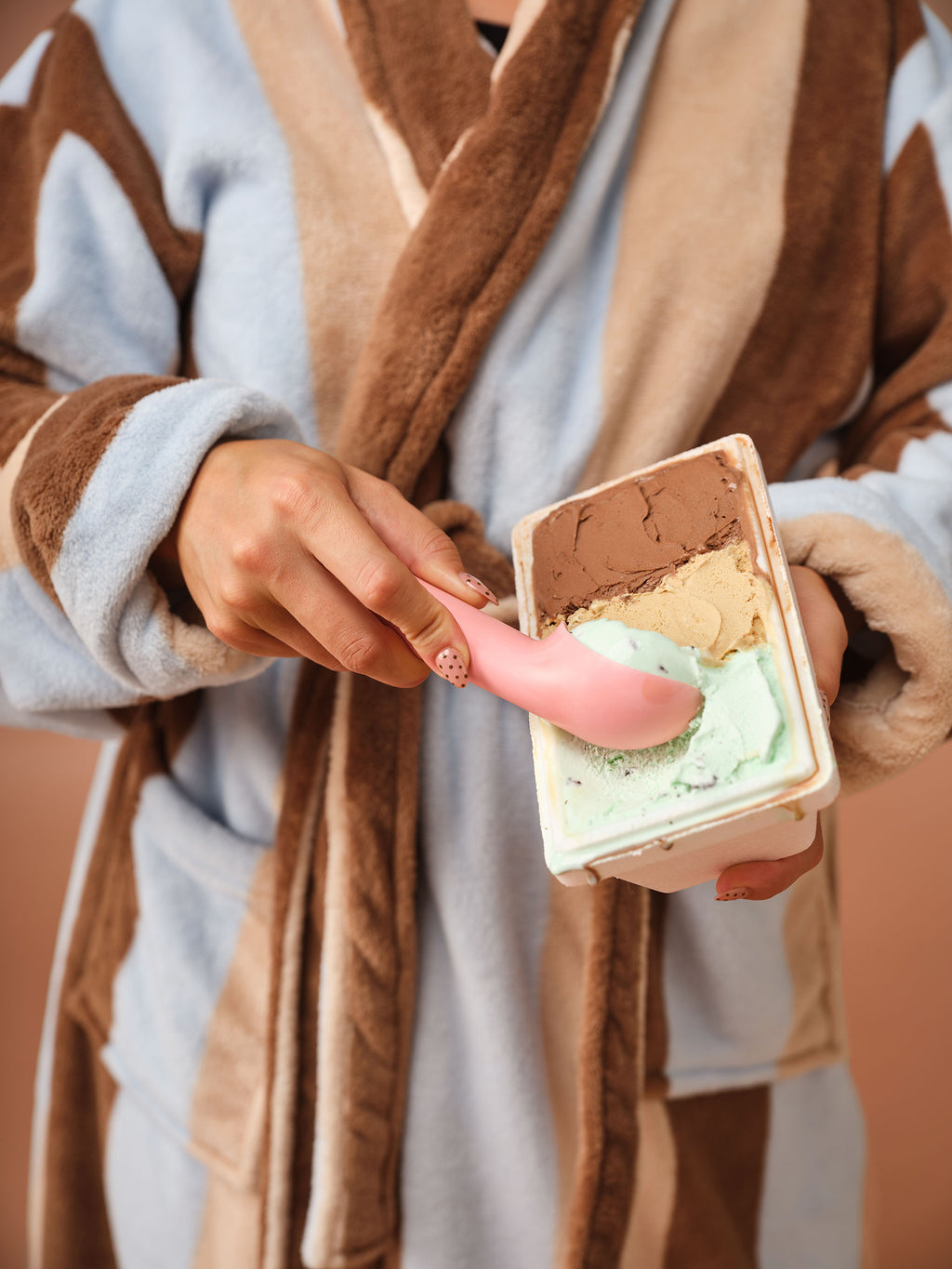 Plush Palazzo Cocoa Robe