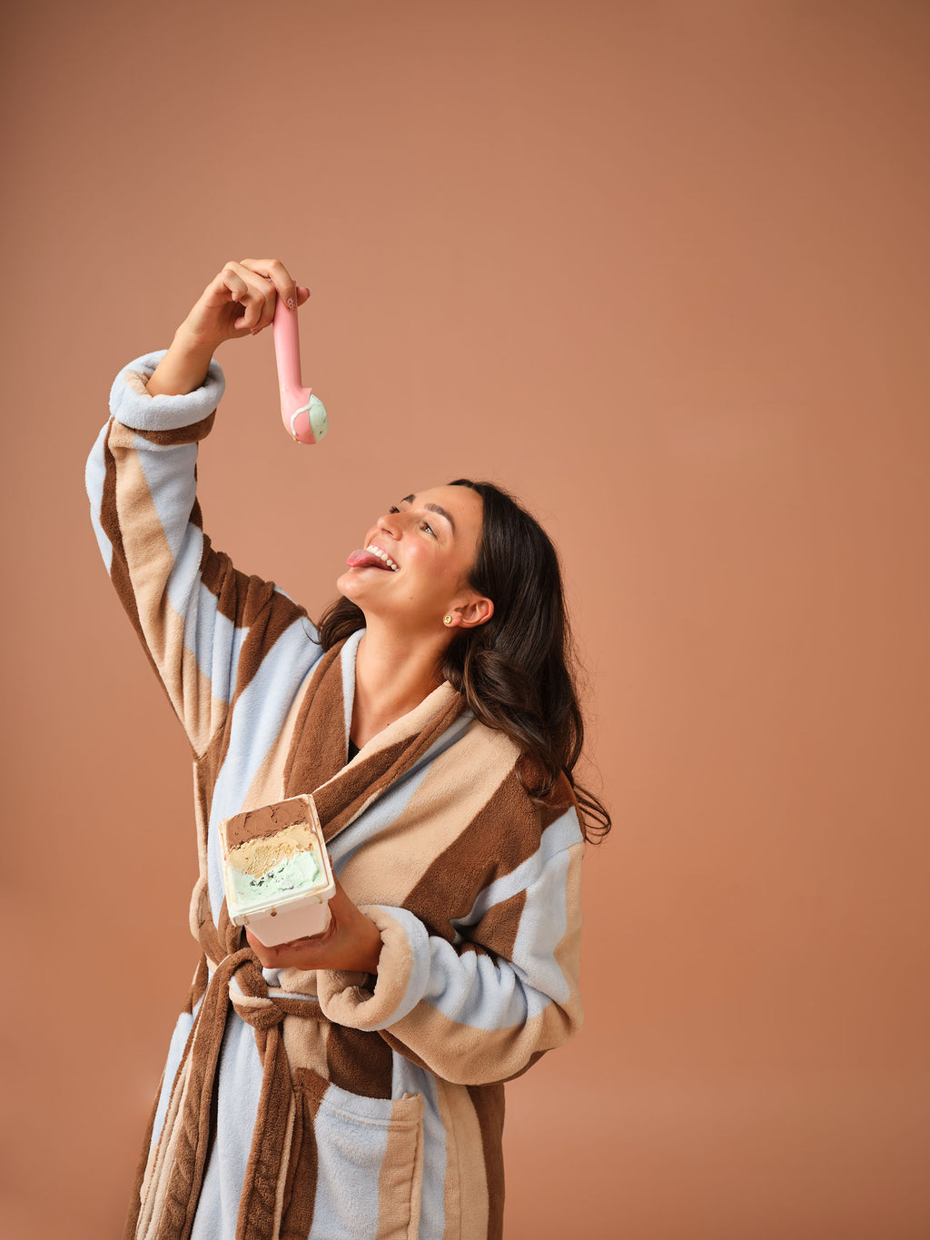 Plush Palazzo Cocoa Robe