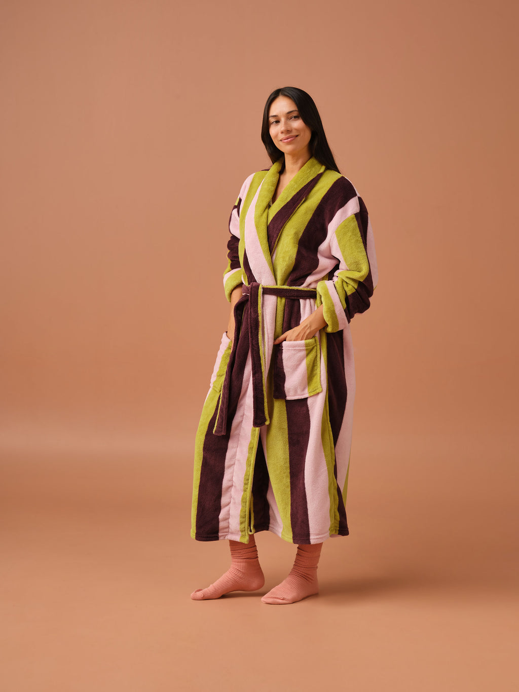 Plush Palazzo Plum Robe