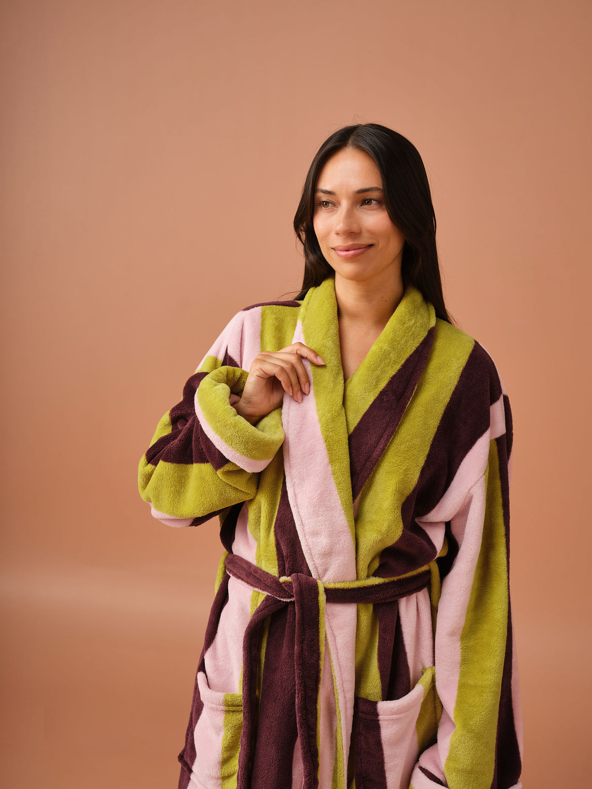 Plush Palazzo Plum Robe