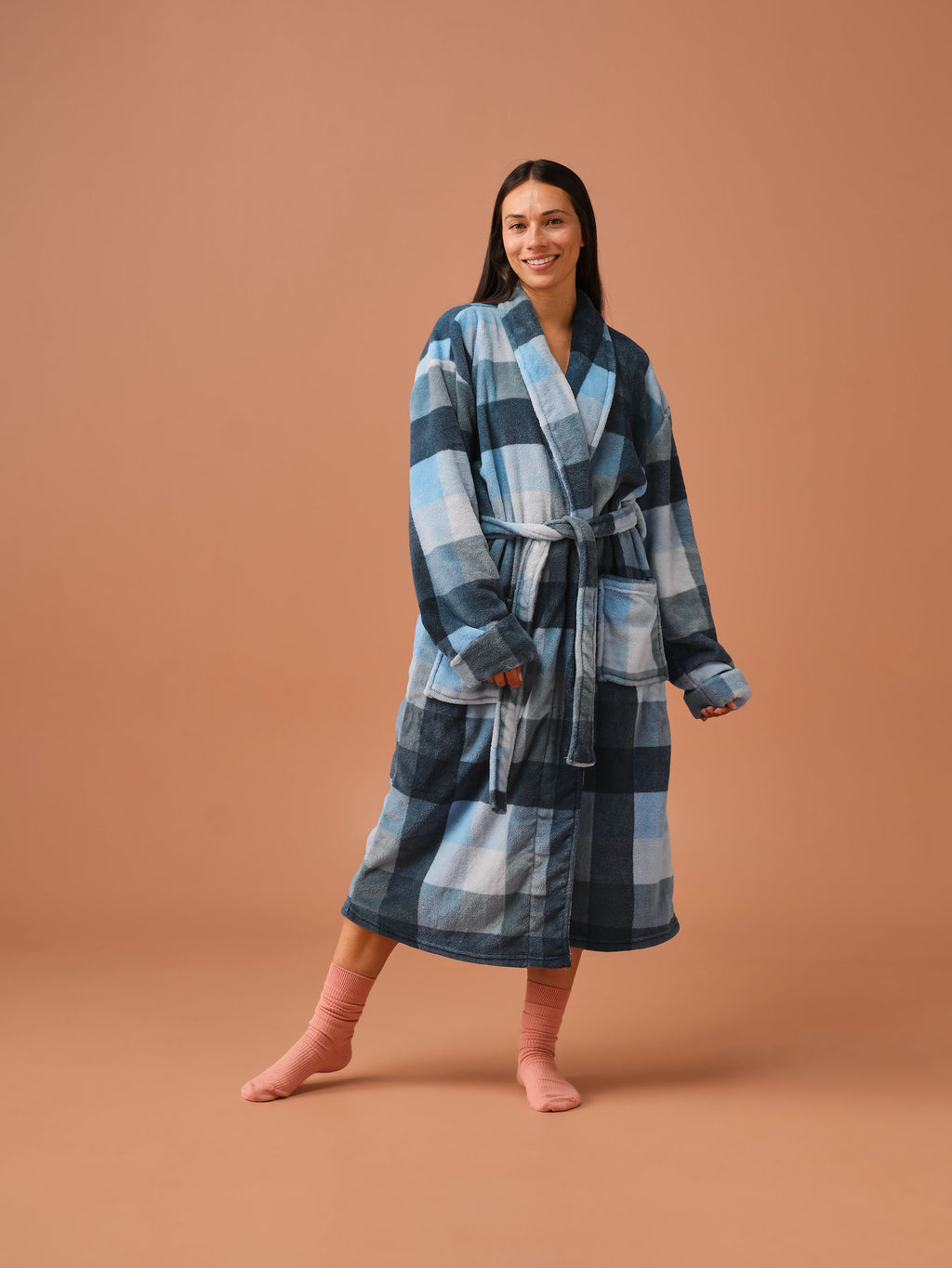 Plush Alec Navy Robe