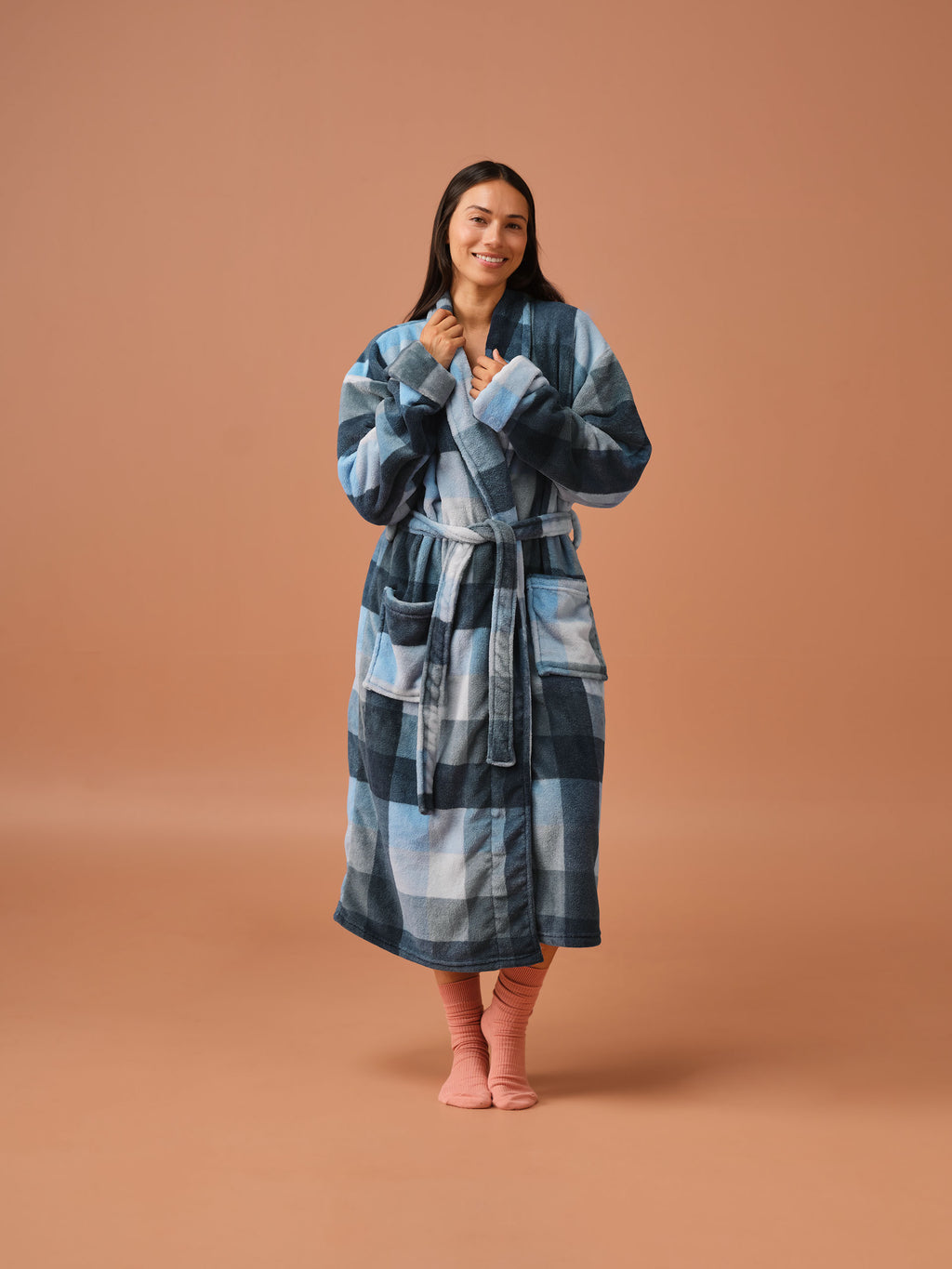 Plush Alec Navy Robe
