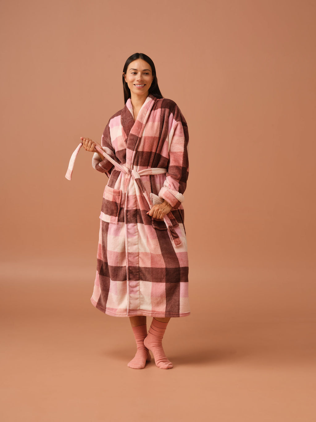 Plush Alec Plum Robe