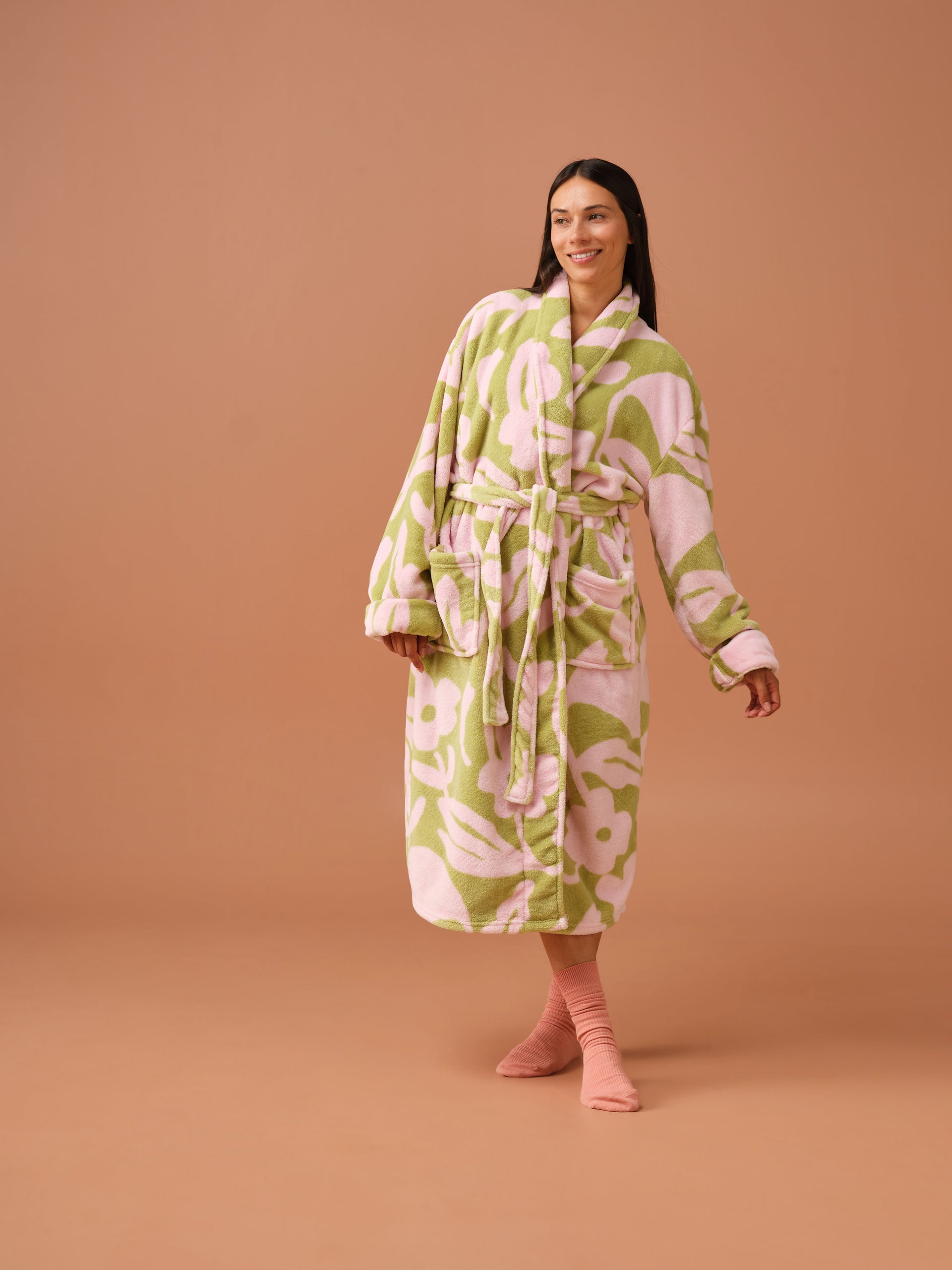 Plush Ocean City Spearmint Robe – Linen House